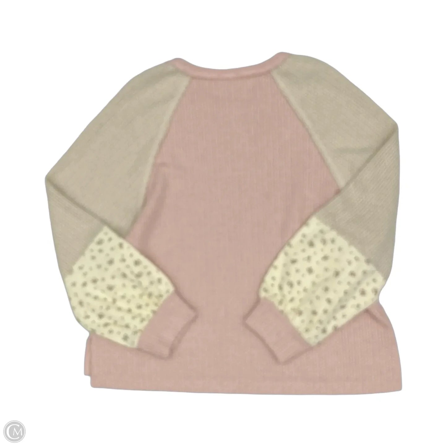 Top Long Sleeve By Clothes Mentor In Pink, Size: M
