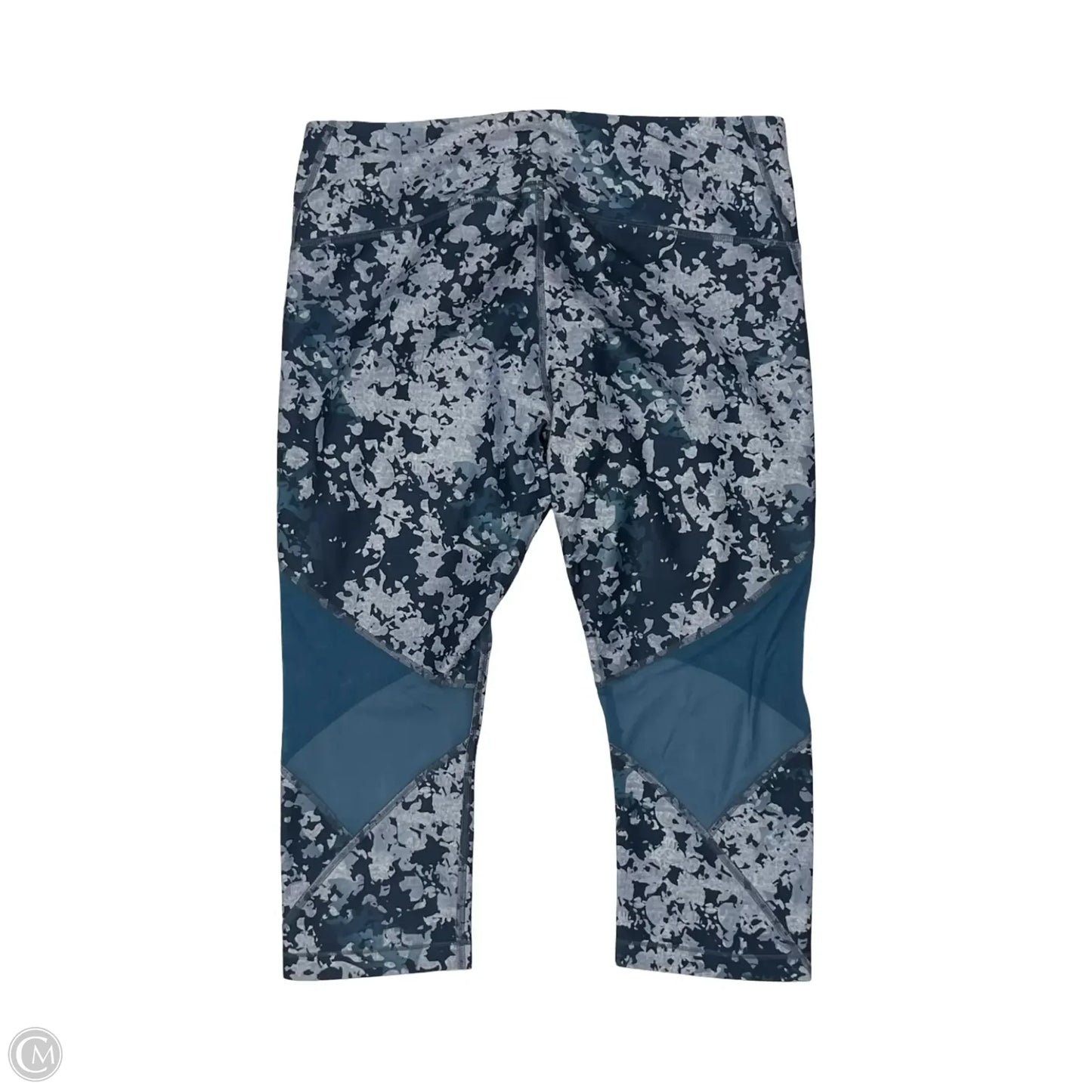 Athletic Leggings Capris By Under Armour In Blue, Size: Xl