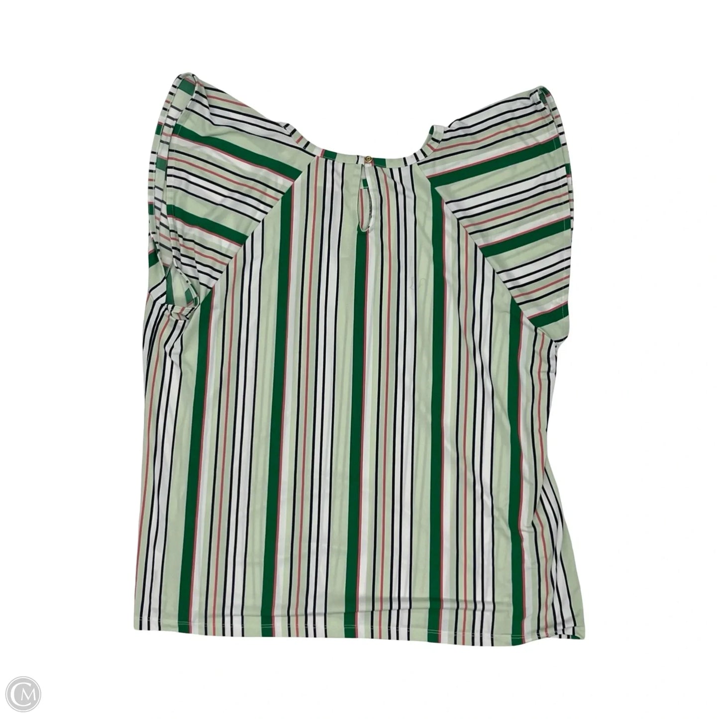 Blouse Sleeveless By Liz Claiborne In Green, Size: Xxl