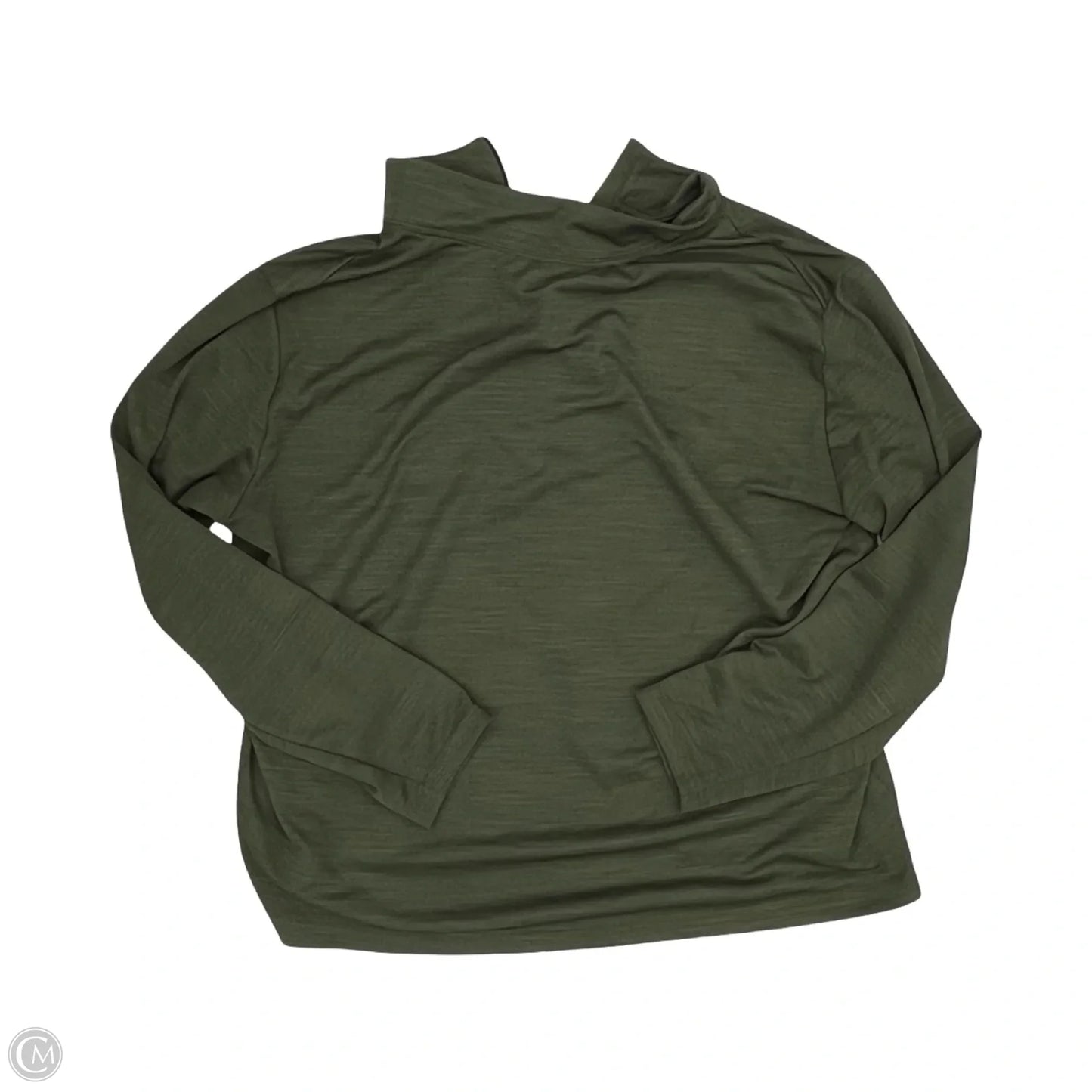 Athletic Jacket By Nike In Green, Size: Xl