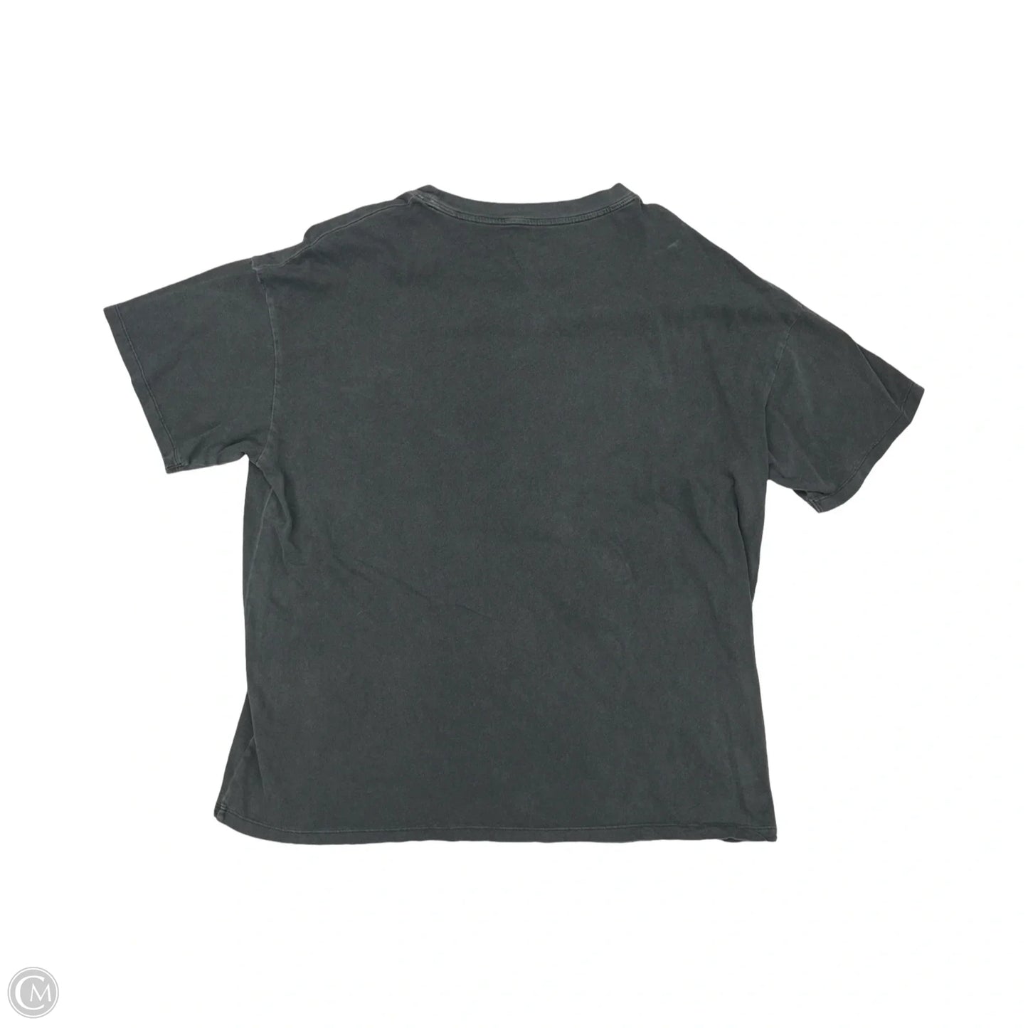 Top Short Sleeve By American Eagle In Grey, Size: L