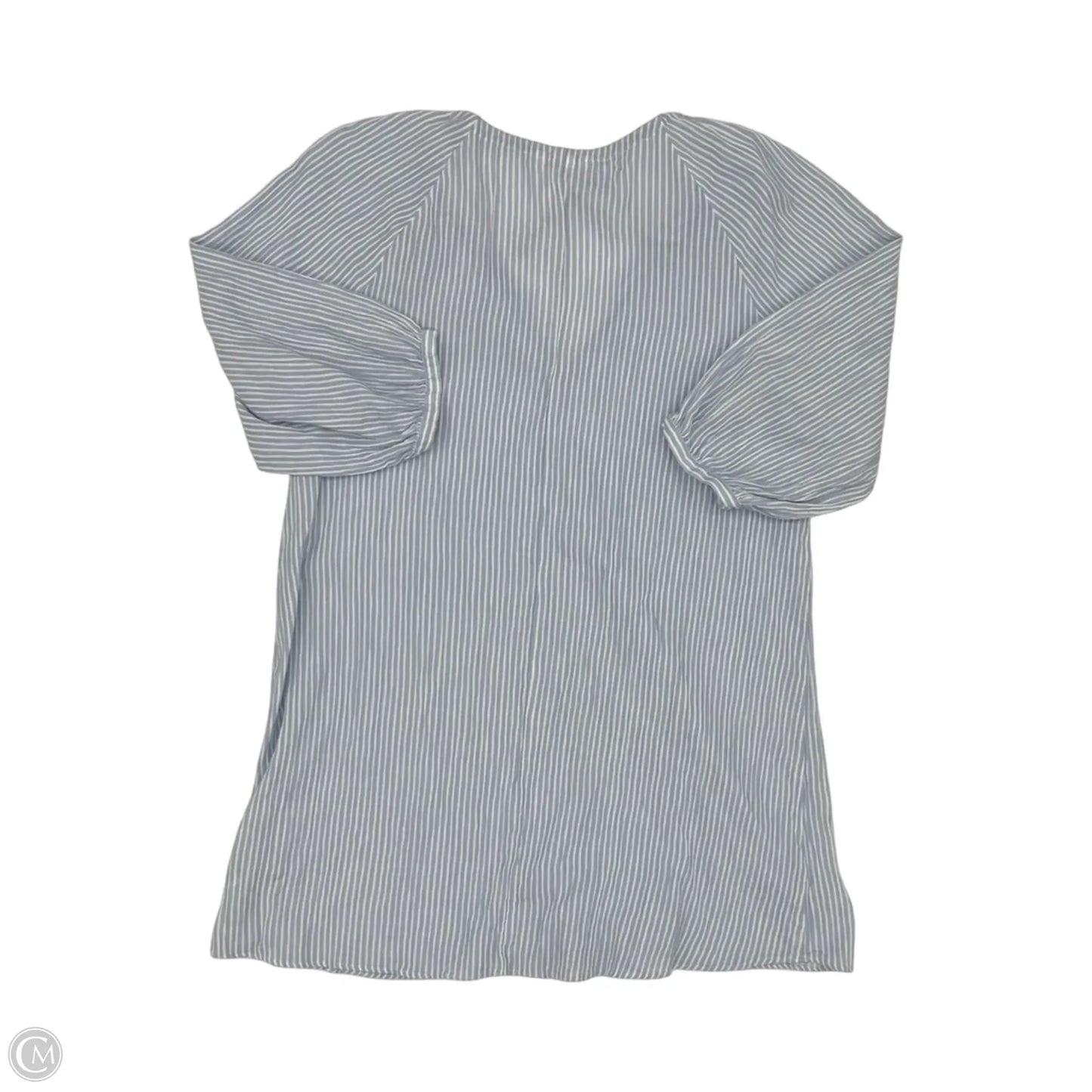 Dress Casual Short By H&m In Blue & White, Size: M