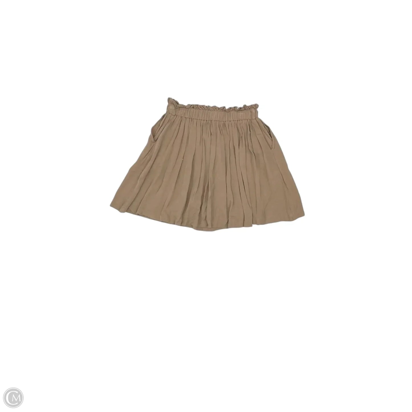 Skirt Mini & Short By Cme In Tan, Size: S