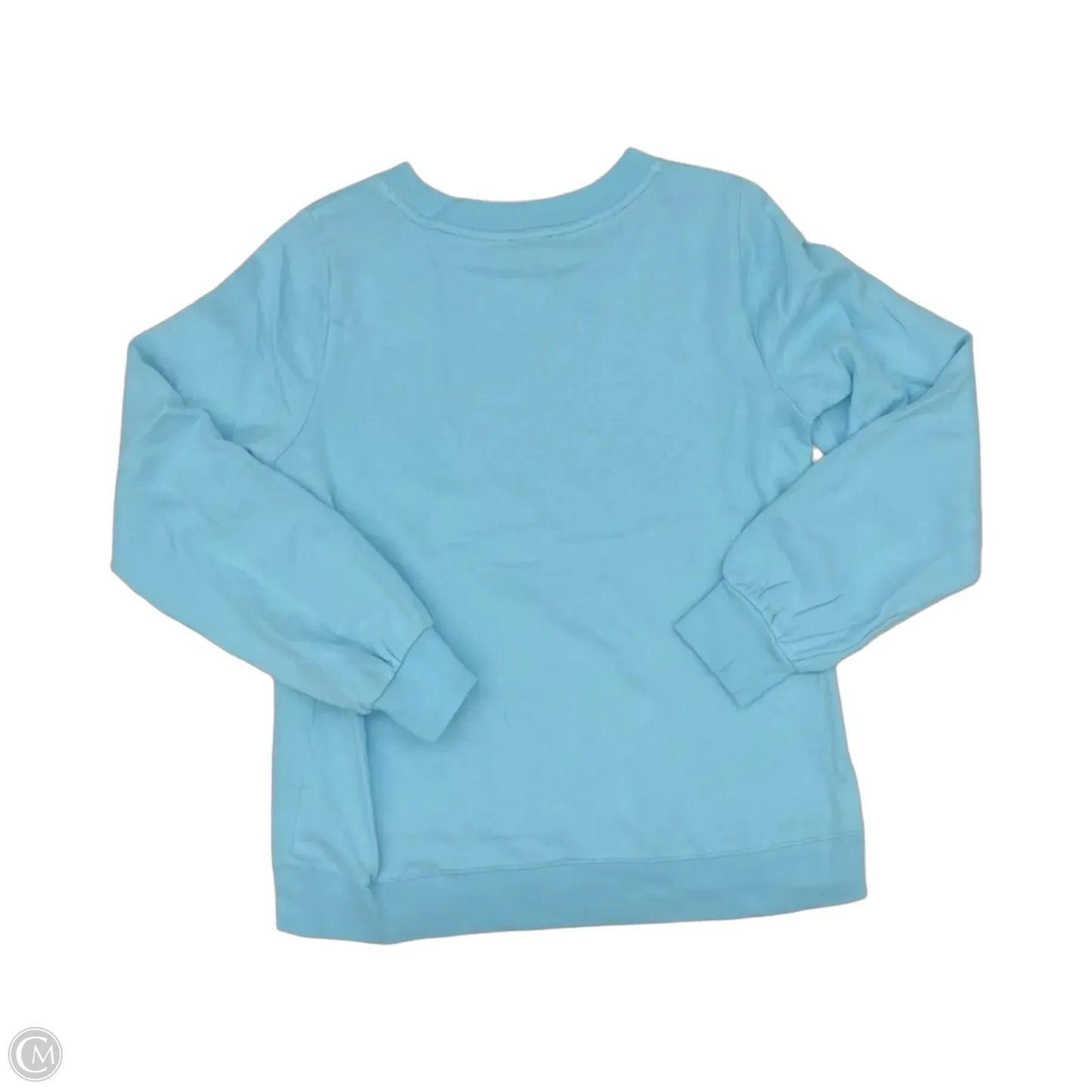 Top Long Sleeve By Talbots In Blue, Size: M