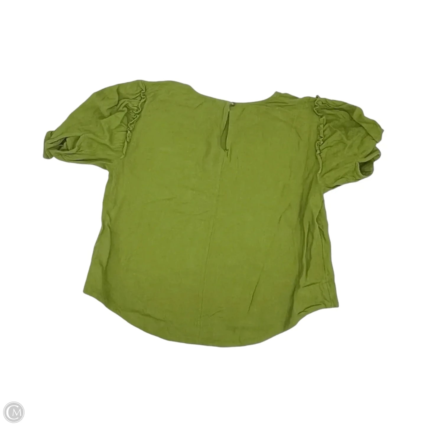 Top Short Sleeve By Lc Lauren Conrad In Green, Size: S