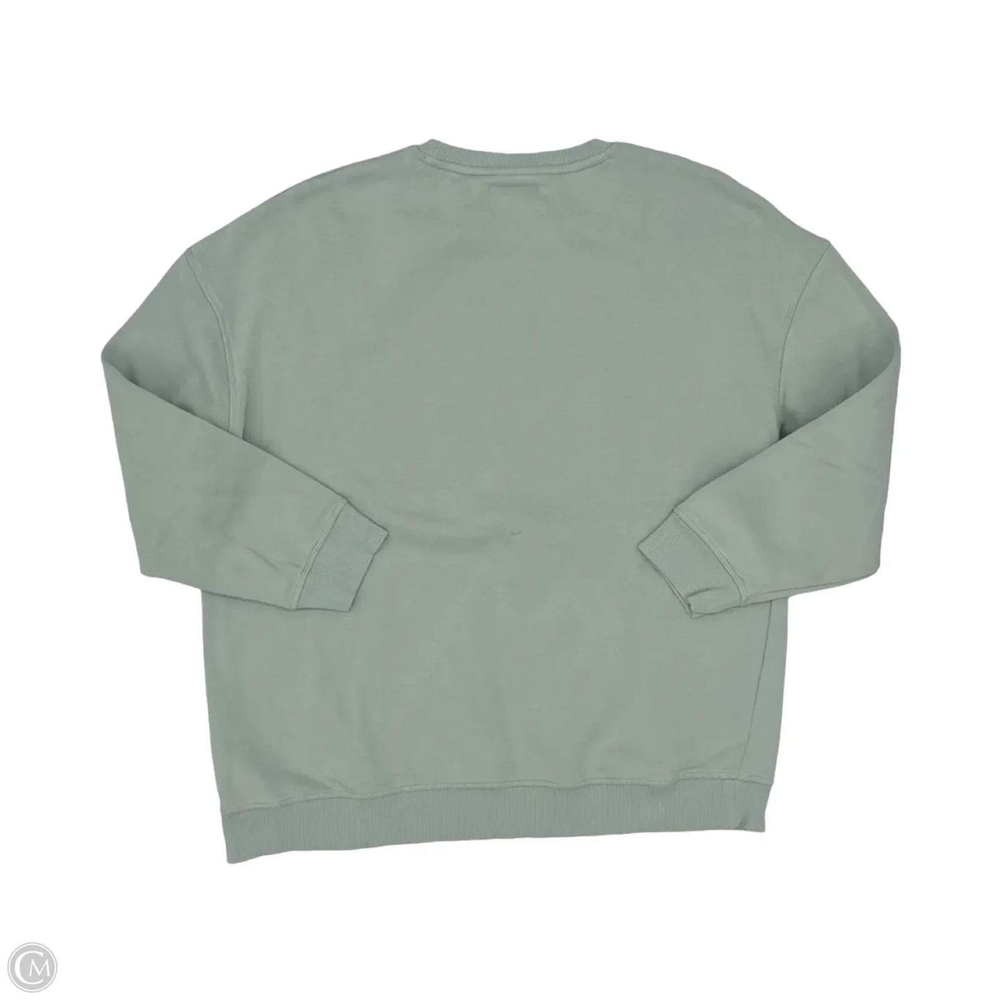 Sweatshirt Crewneck By Clothes Mentor In Green, Size: Xl