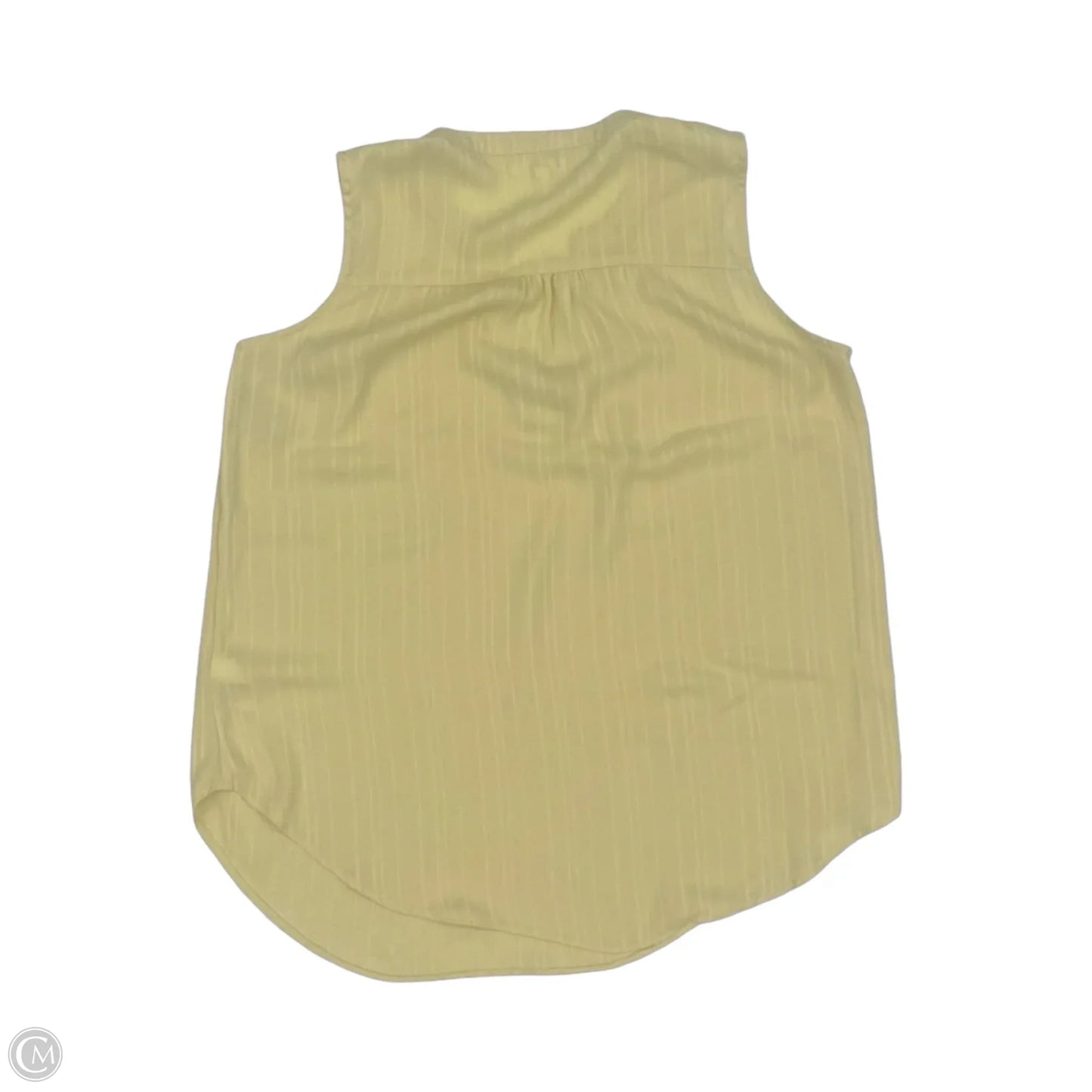 Blouse Sleeveless By Maurices In Yellow, Size: L