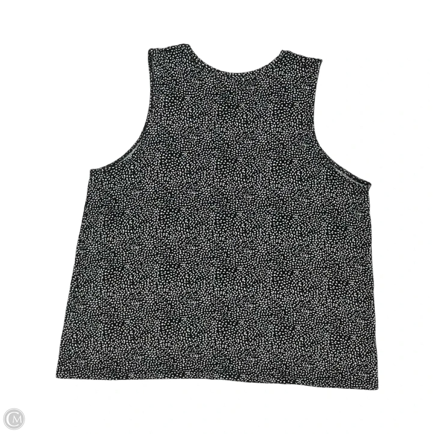 Top Sleeveless By Nine West In Black & White, Size: Xxl