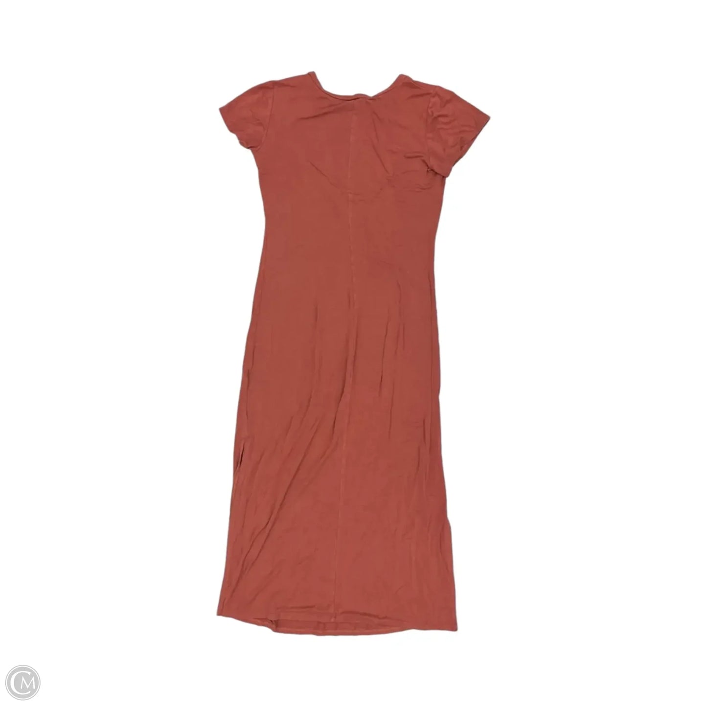 Dress Casual Midi By Express In Orange, Size: Xs