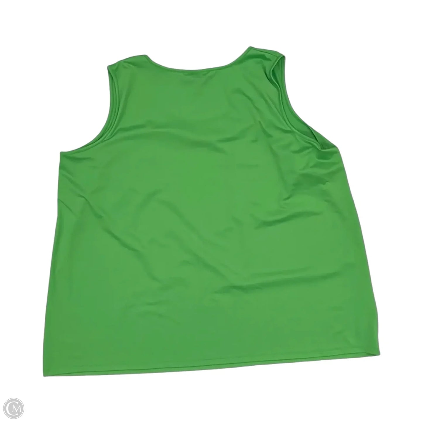 Blouse Sleeveless By Catherines In Green, Size: 3x