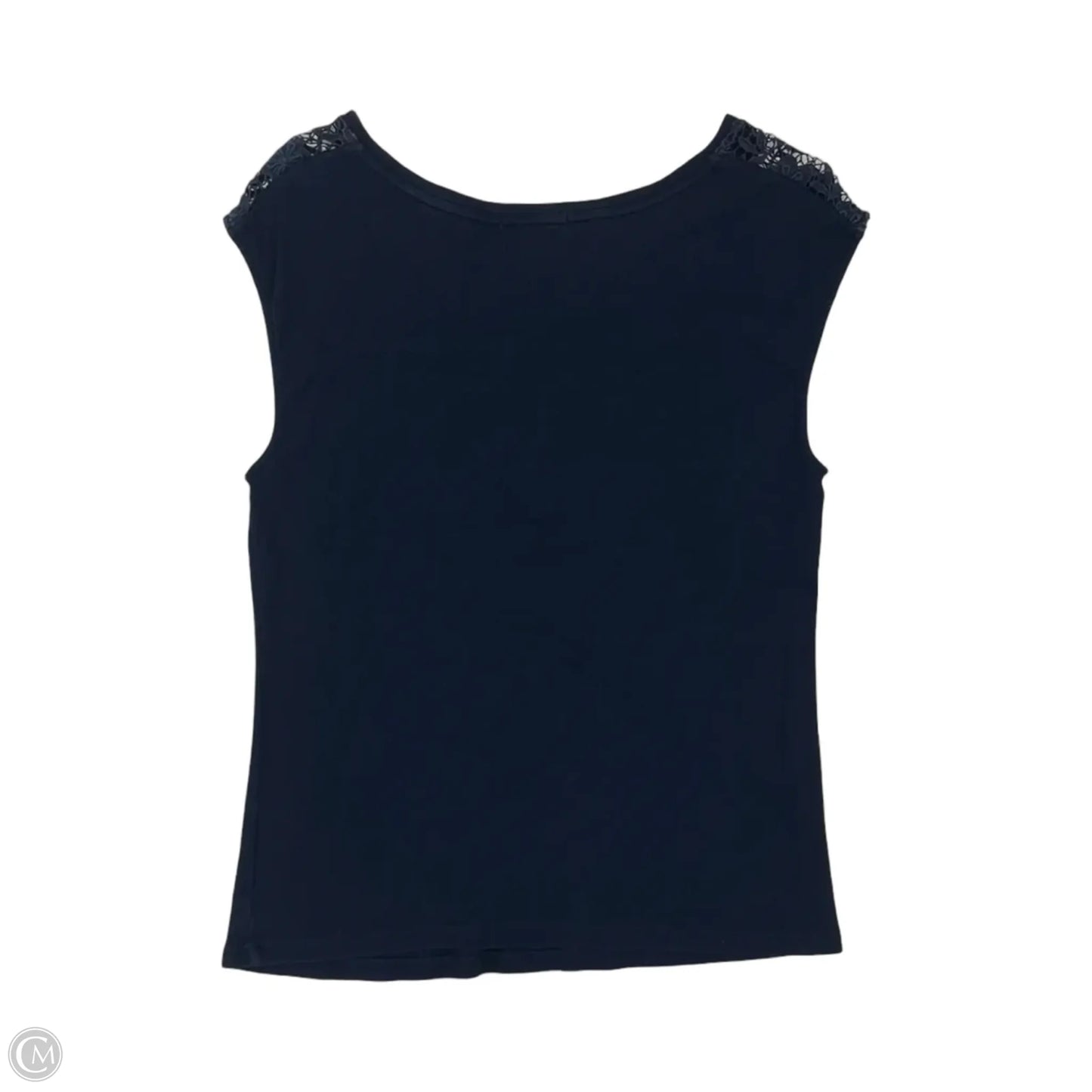 Top Sleeveless By Cato In Blue, Size: L