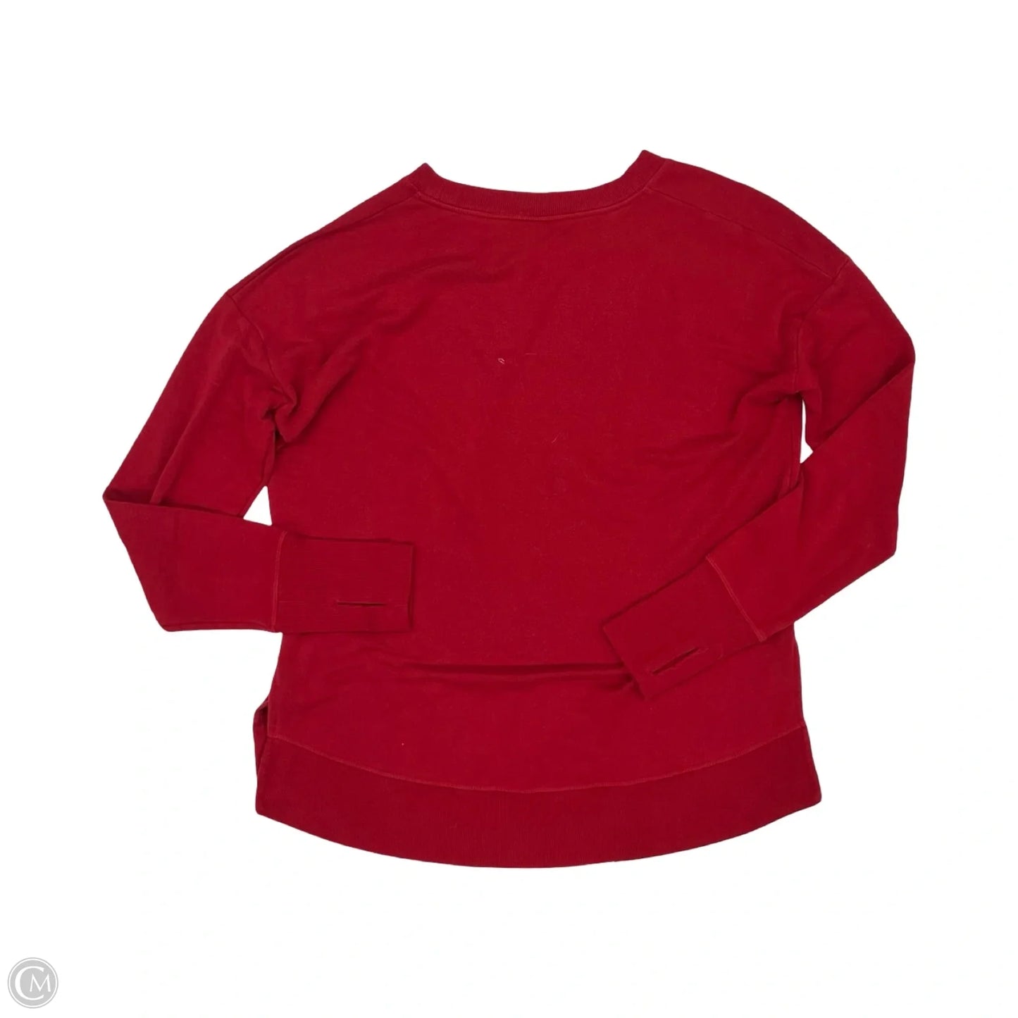 Athletic Top Long Sleeve Crewneck By Athleta In Red, Size: M