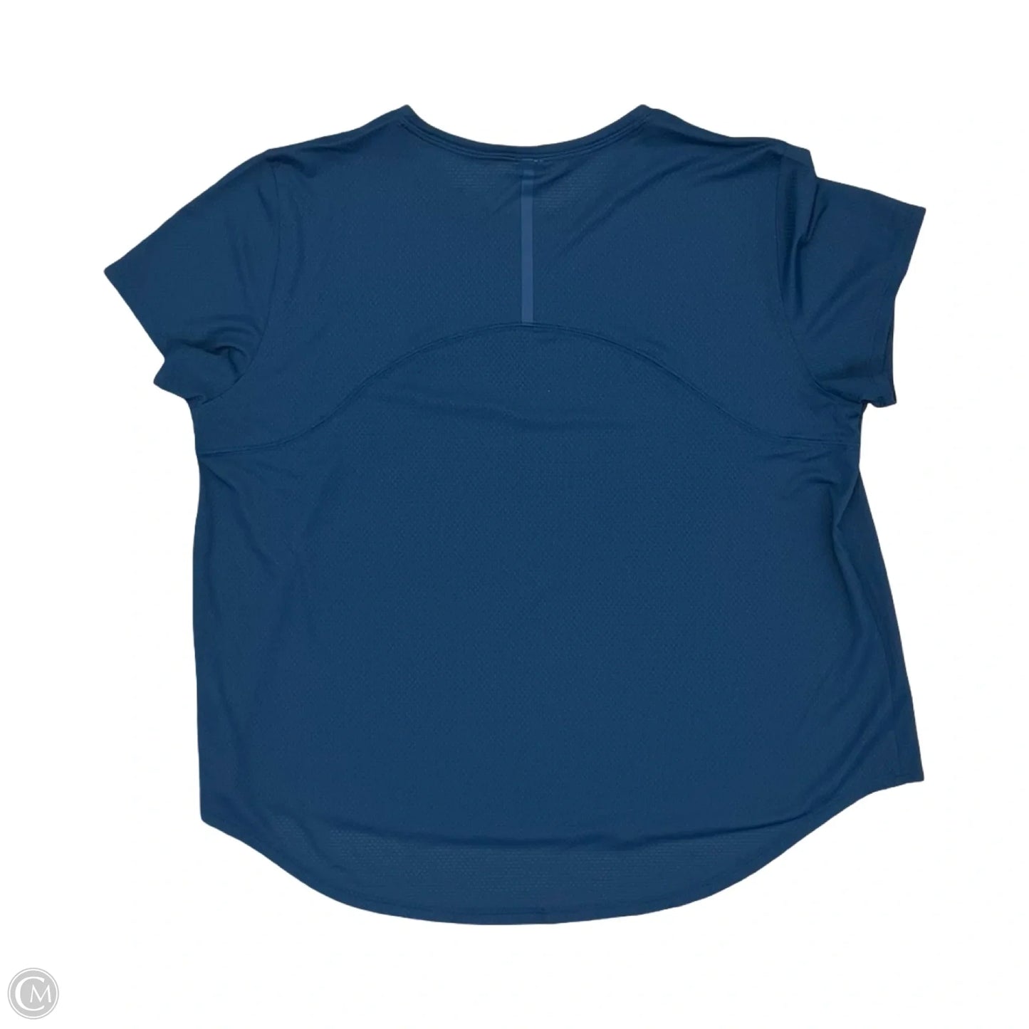 Athletic Top Short Sleeve By Tek Gear In Blue, Size: Xl