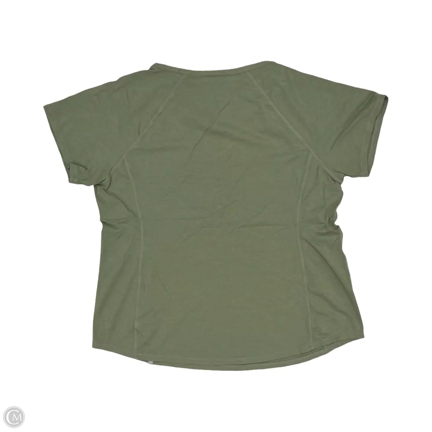 Top Short Sleeve By Talbots In Green, Size: Xl