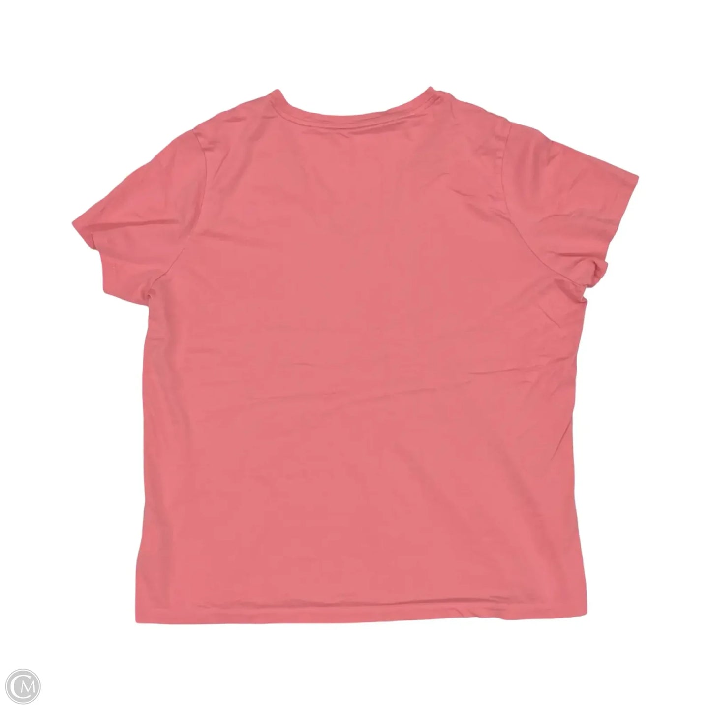 Top Short Sleeve By Lands End In Pink, Size: Xl