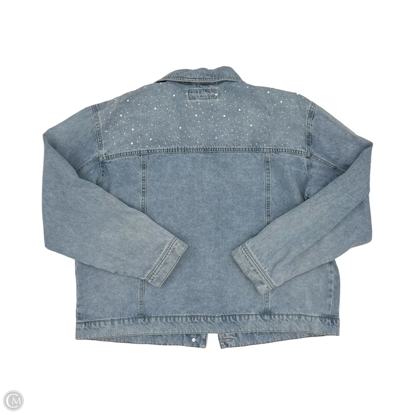 Jacket Denim By Maurices In Blue Denim, Size: Xl