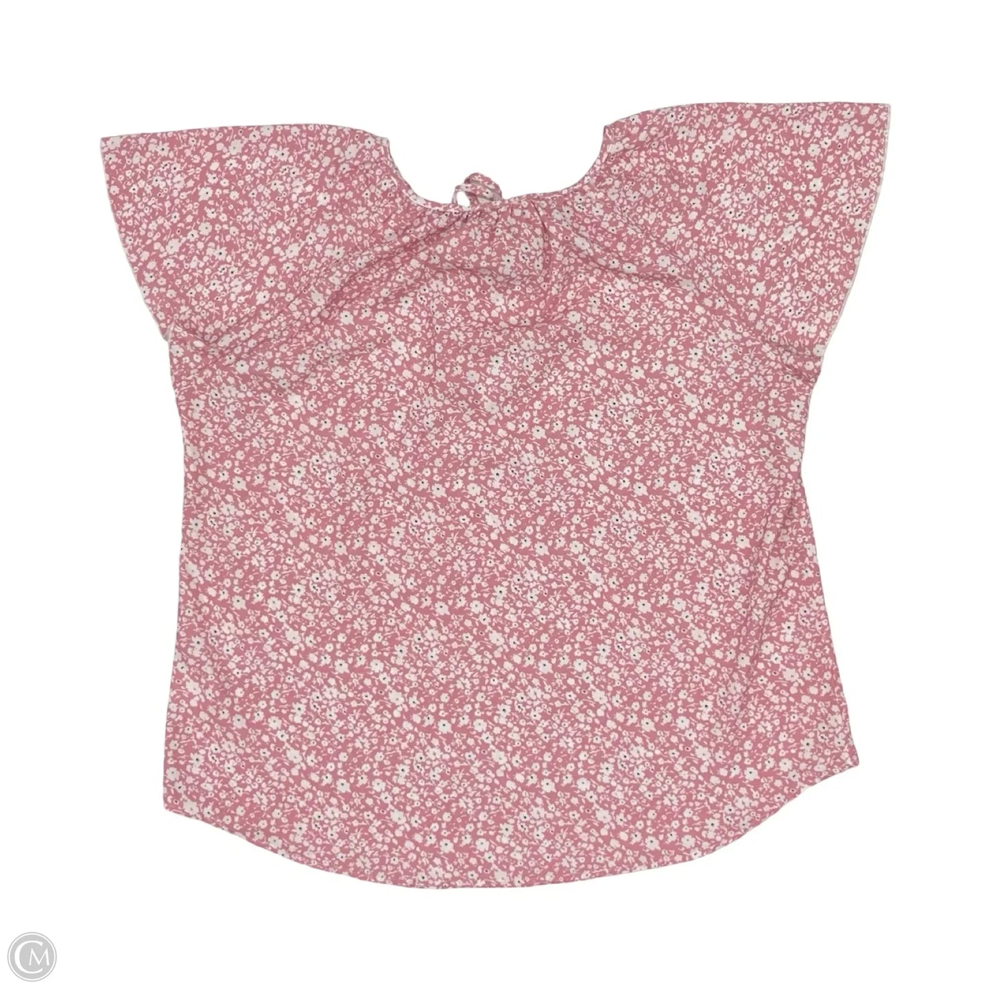 Blouse Short Sleeve By Clothes Mentor In Pink, Size: 2x