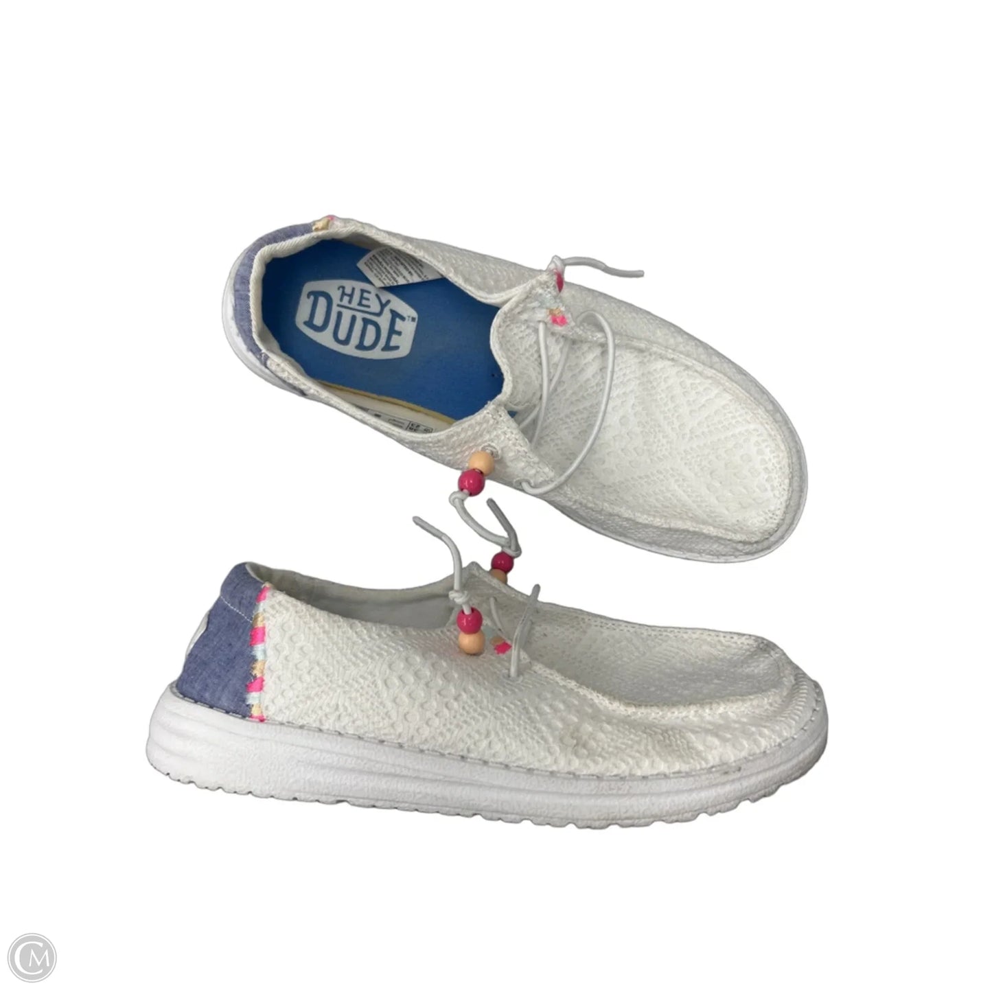 Shoes Flats By Hey Dude In White, Size: 7