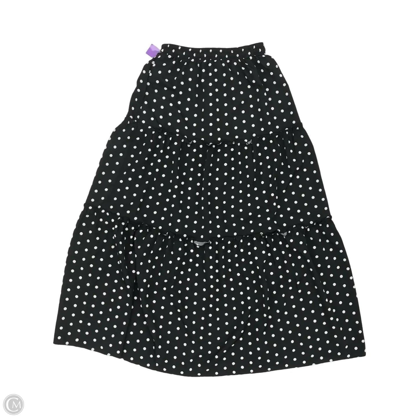 Skirt Maxi By Cmf In Black & White, Size: Xs