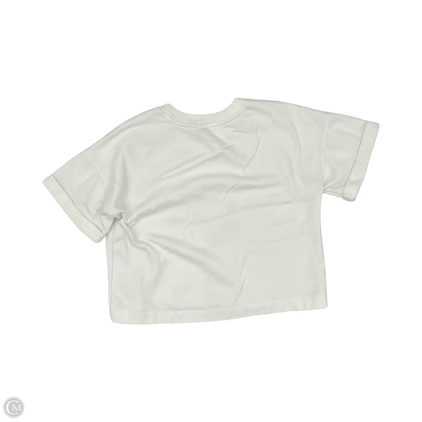 Top Short Sleeve By Ann Taylor In White, Size: S