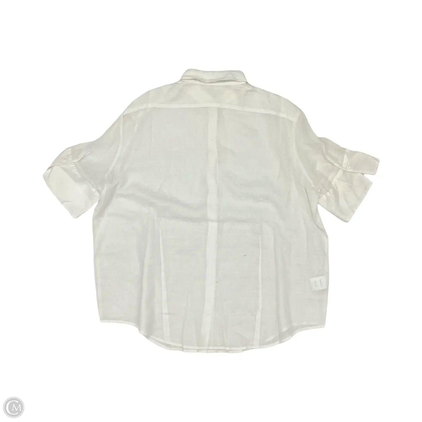 Top Short Sleeve By Clothes Mentor In White, Size: S