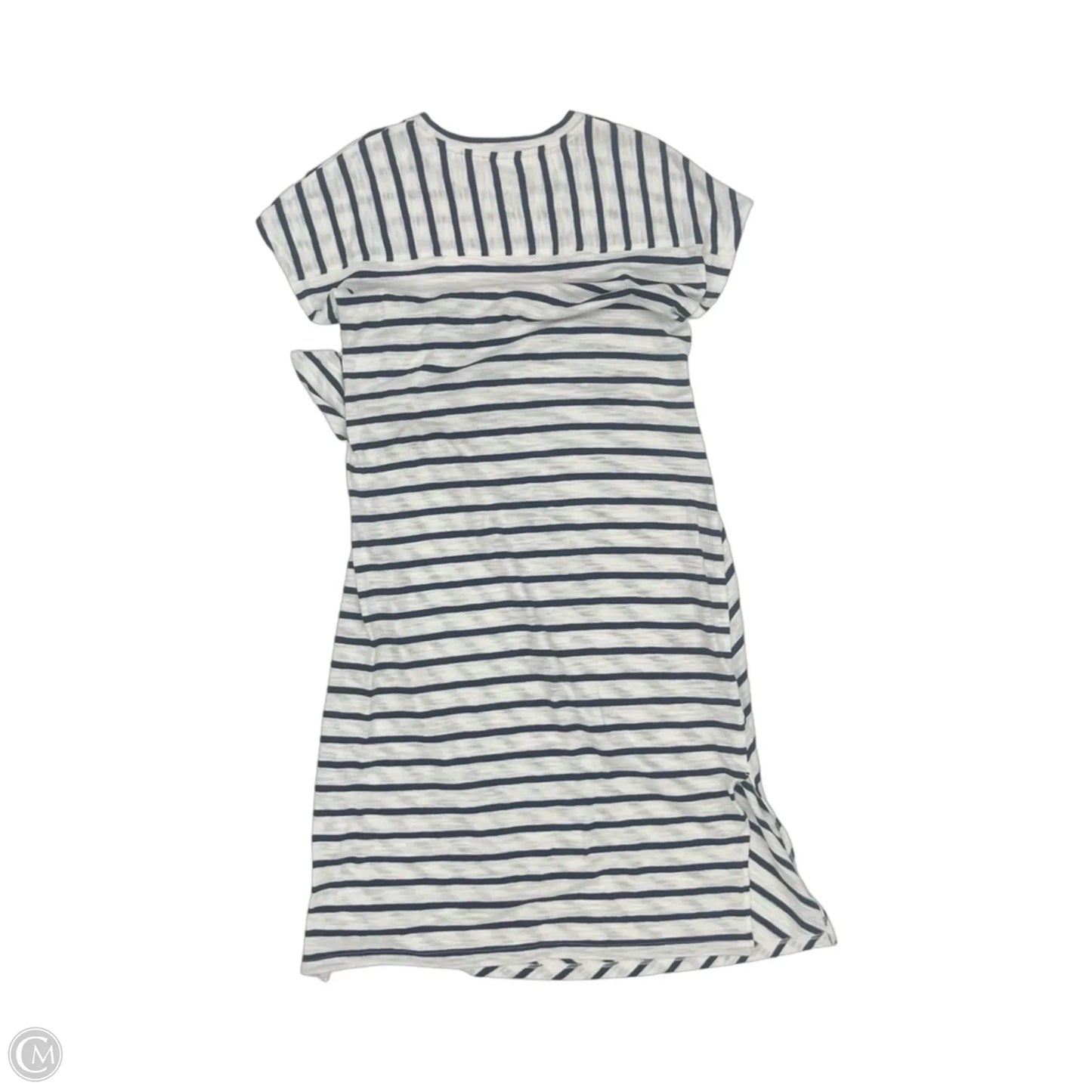 Dress Casual Midi By Sonoma In Blue & White, Size: Xl