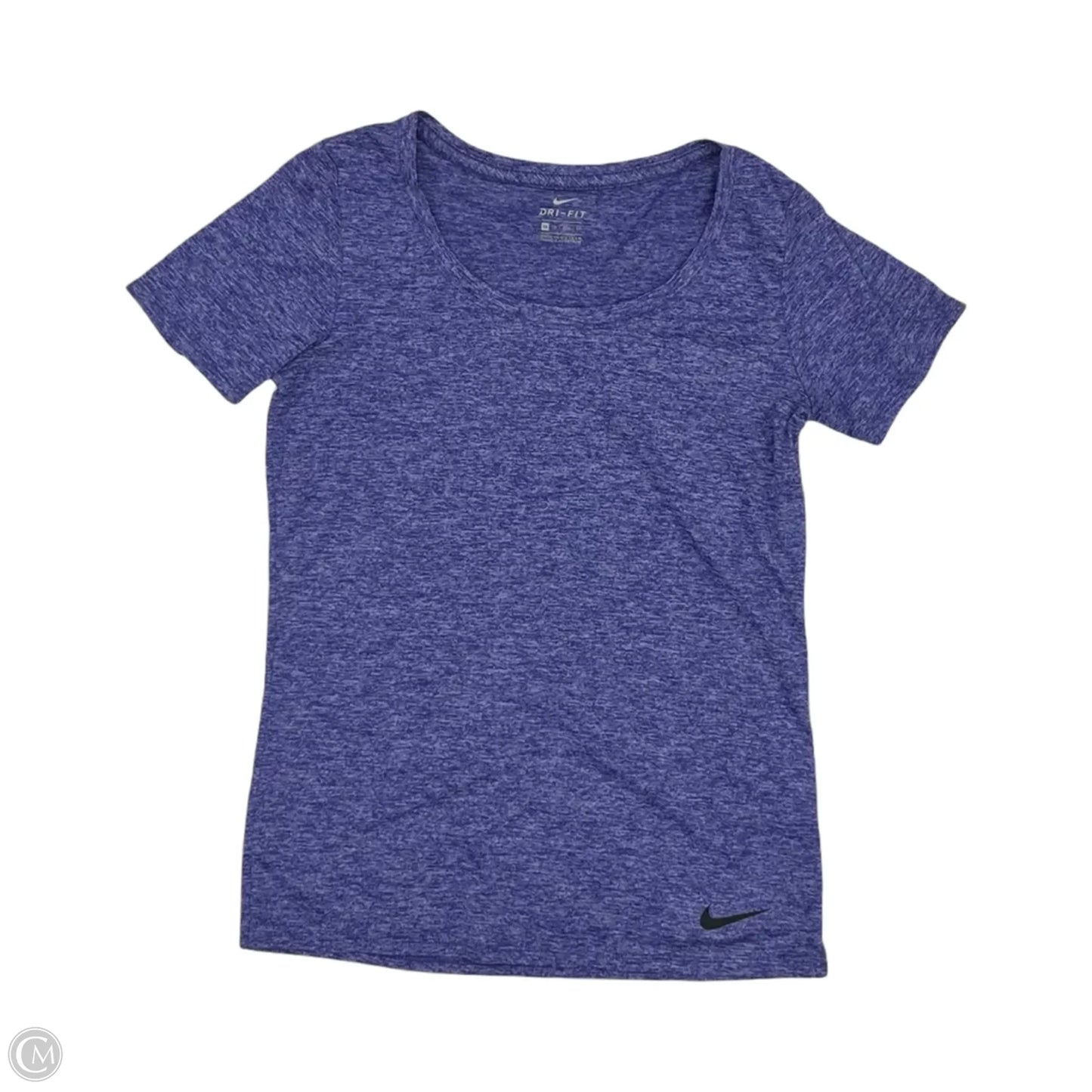 Athletic Top Short Sleeve By Nike In Purple, Size: Xs