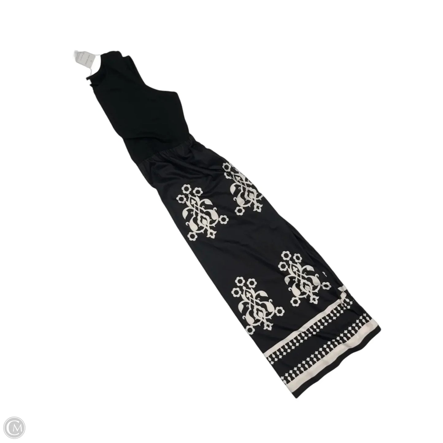 Dress Casual Maxi By Clothes Mentor In Black & Cream, Size: M