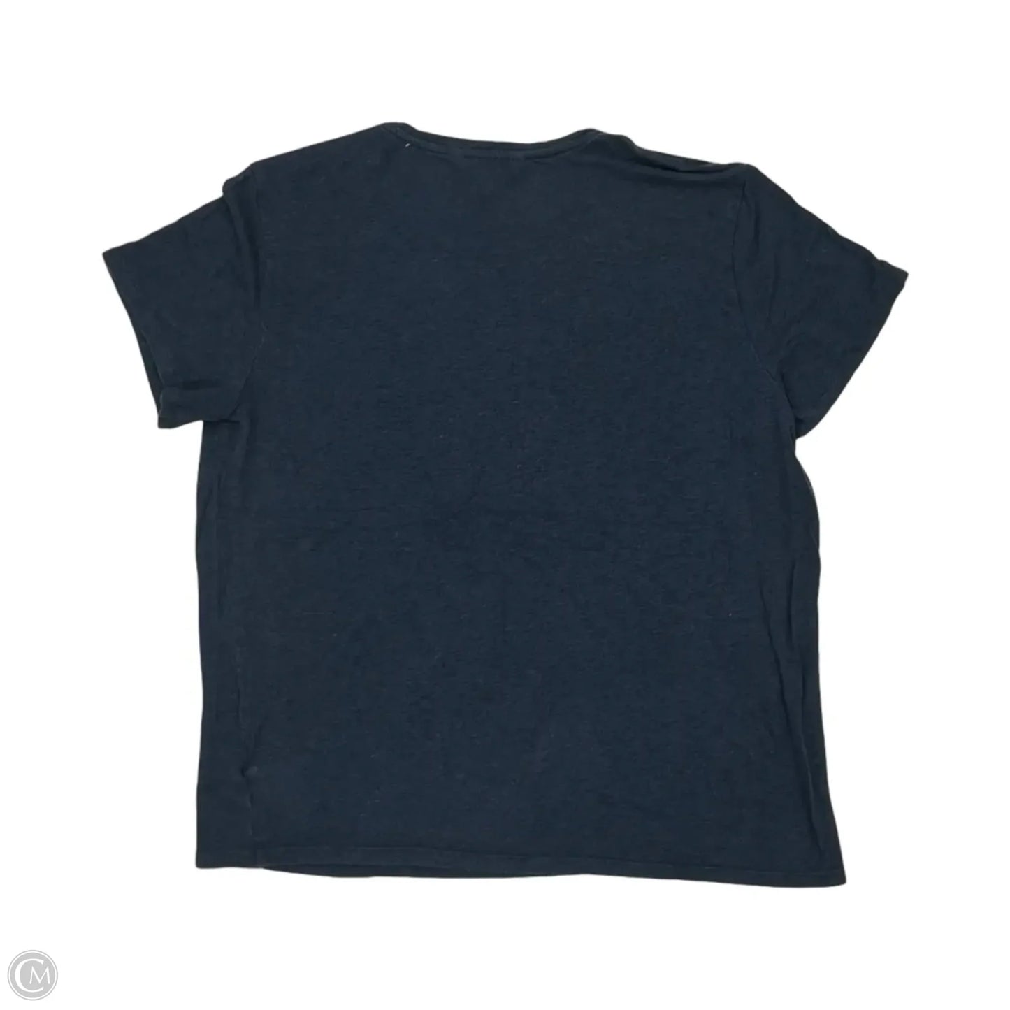 Athletic Top Short Sleeve By Athleta In Blue, Size: L