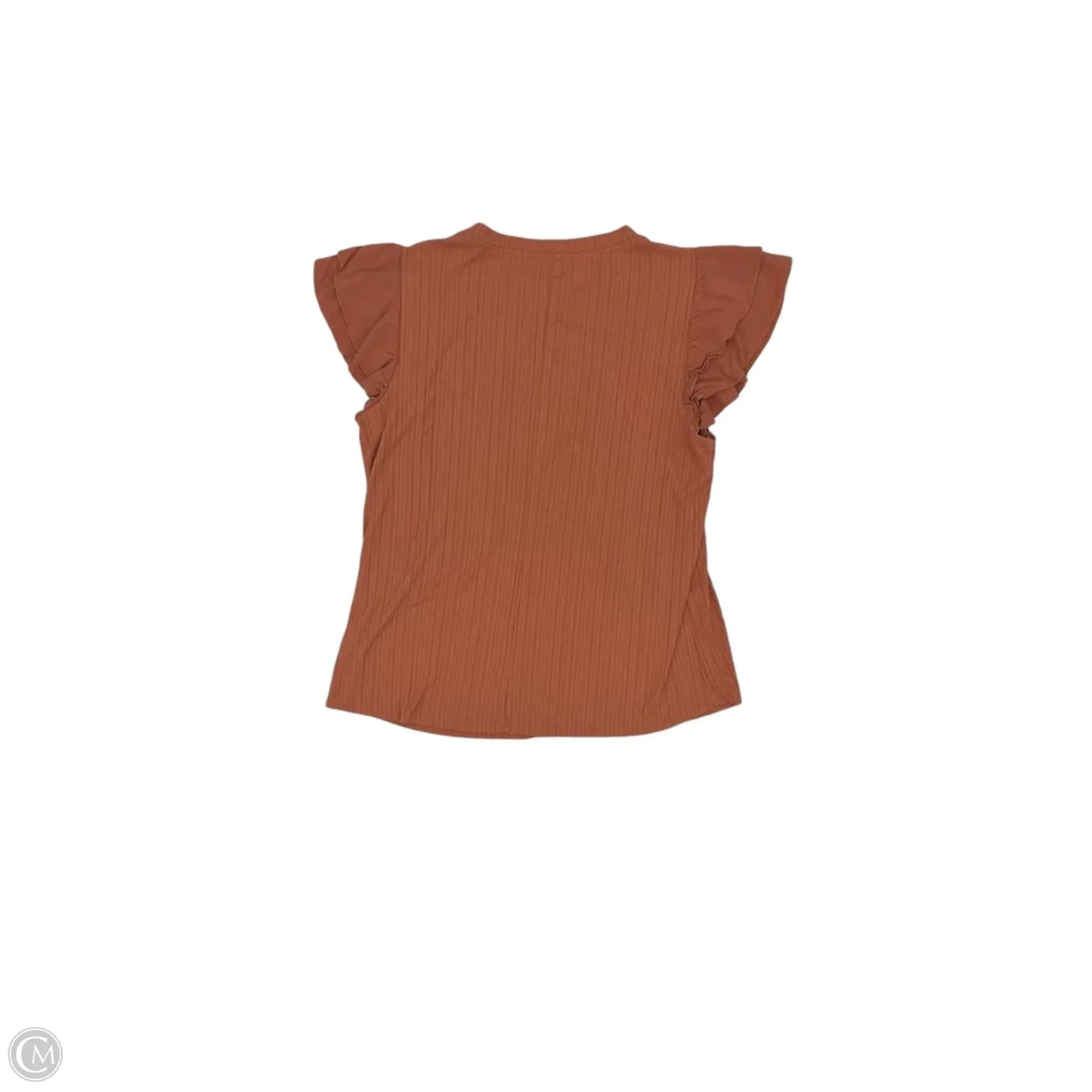 Top Short Sleeve By Maurices In Orange, Size: Xl