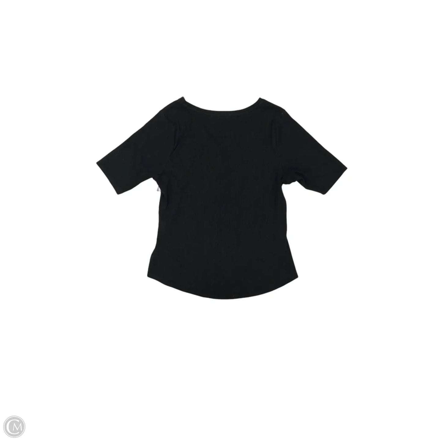 Top Short Sleeve By Sonoma In Black, Size: Xl