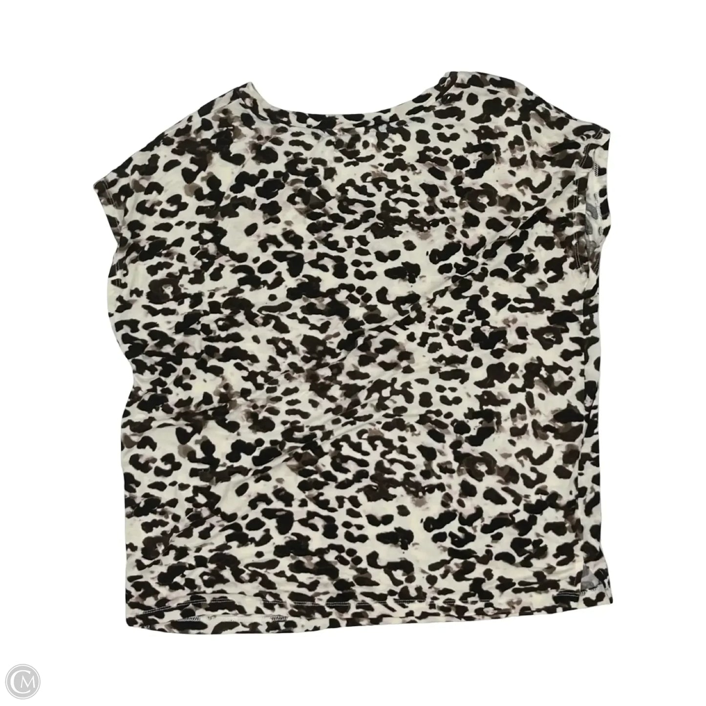 Top Short Sleeve By Maurices In Floral Print, Size: Xl