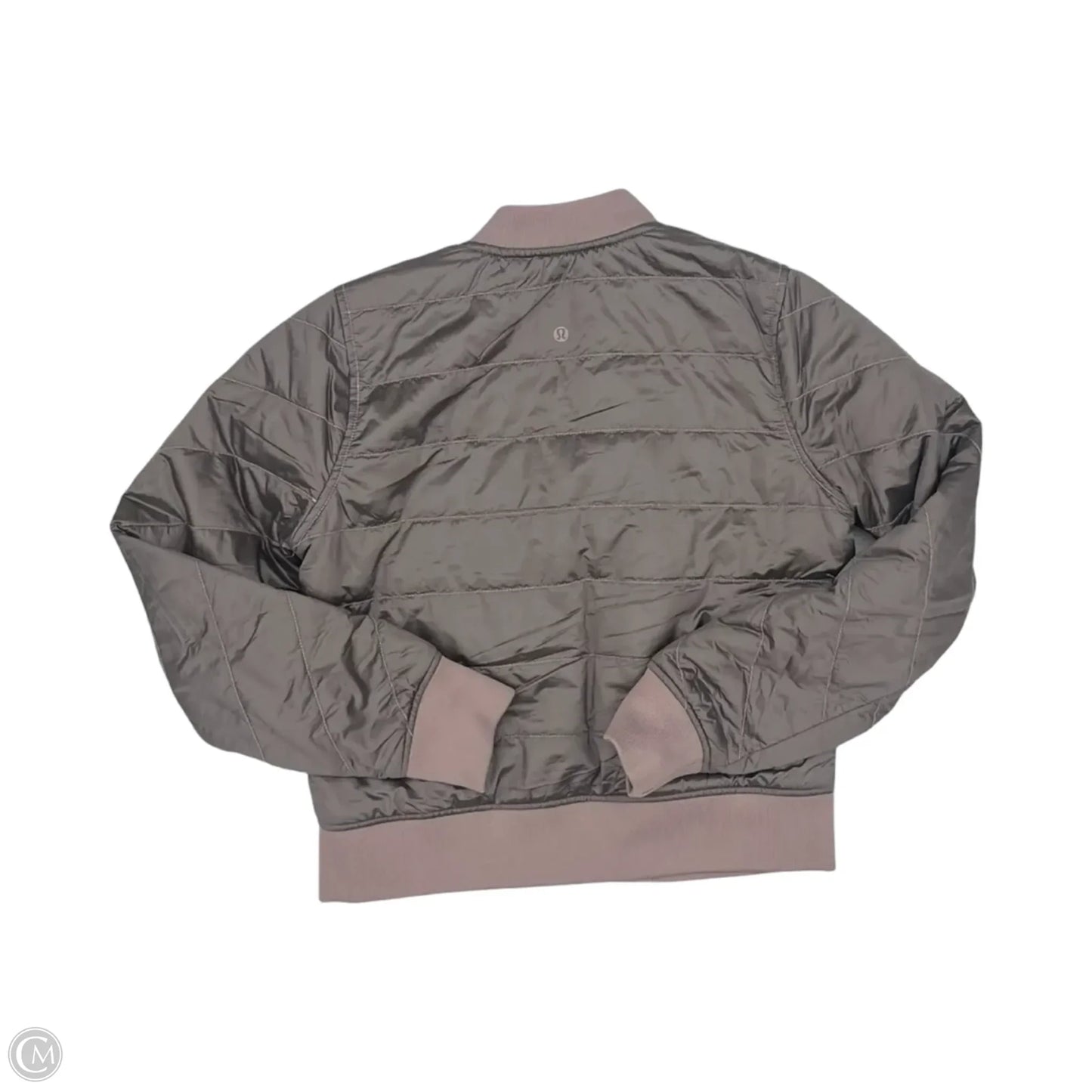 Jacket Puffer & Quilted By Lululemon In Grey, Size: S