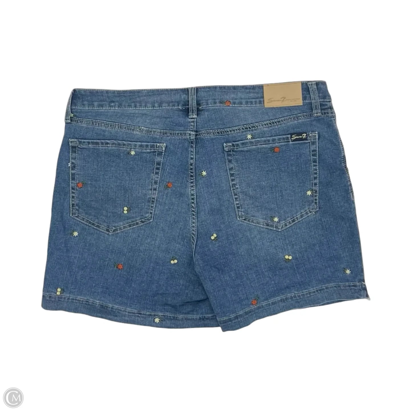 Shorts By Seven 7 In Blue Denim, Size: 16