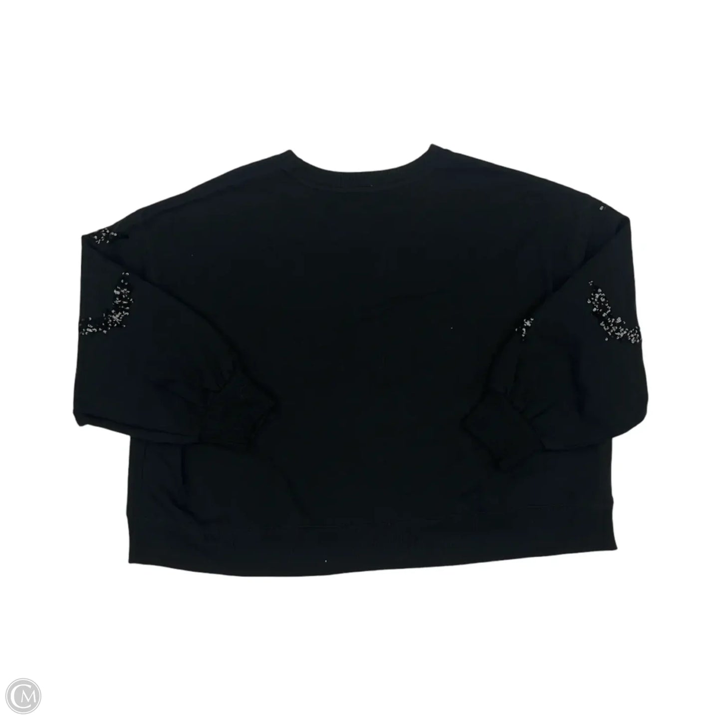 Top Long Sleeve By Mary Square In Black, Size: M