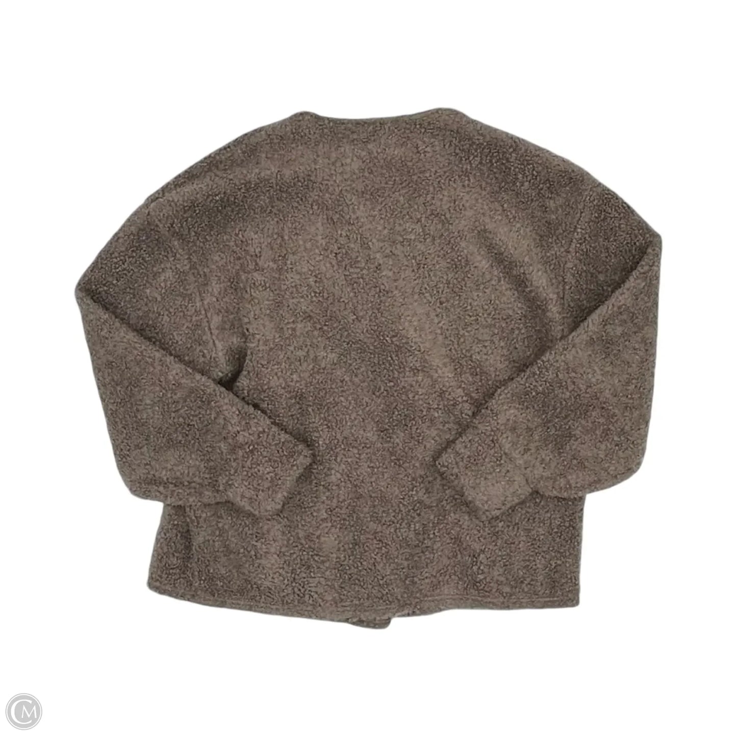 Jacket Faux Fur & Sherpa By Express In Brown, Size: M