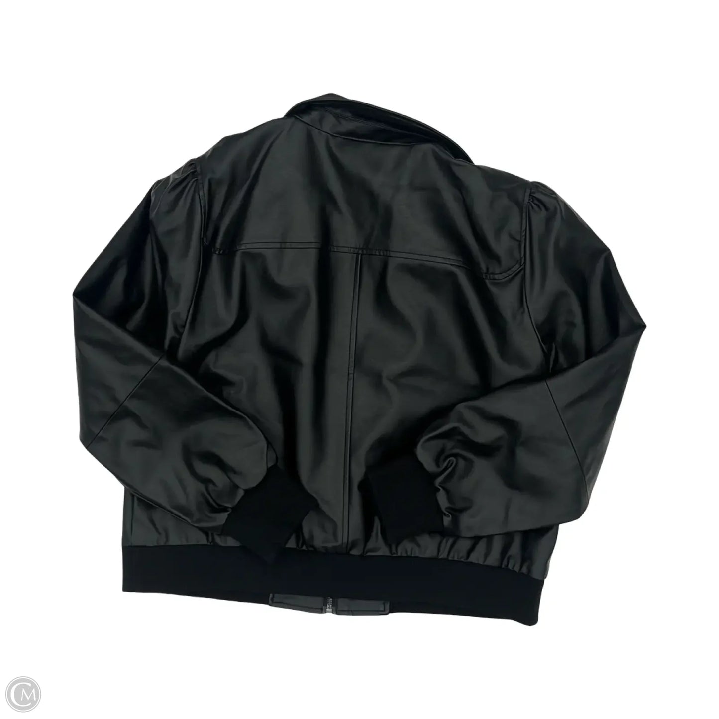 Jacket Moto By Nine West In Black, Size: Xl