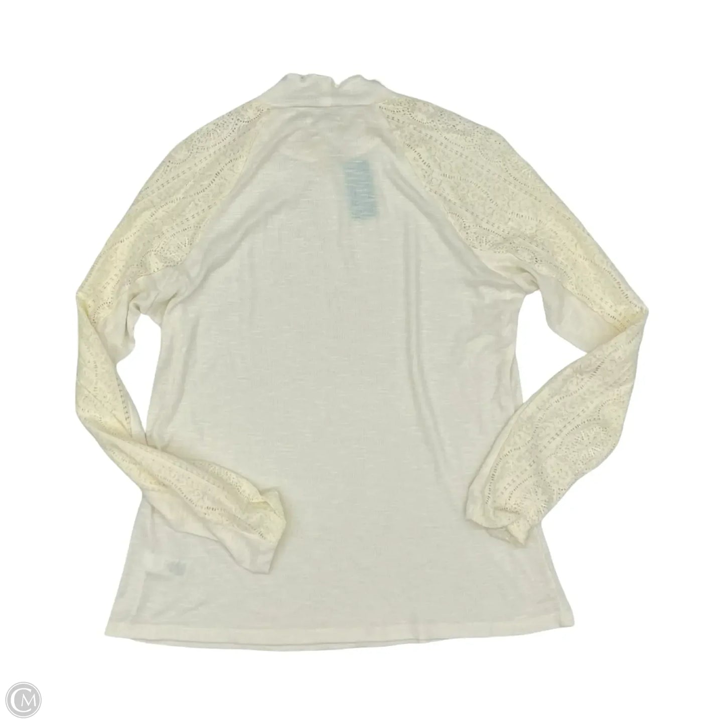 Top Long Sleeve By Maurices In Cream, Size: Xl