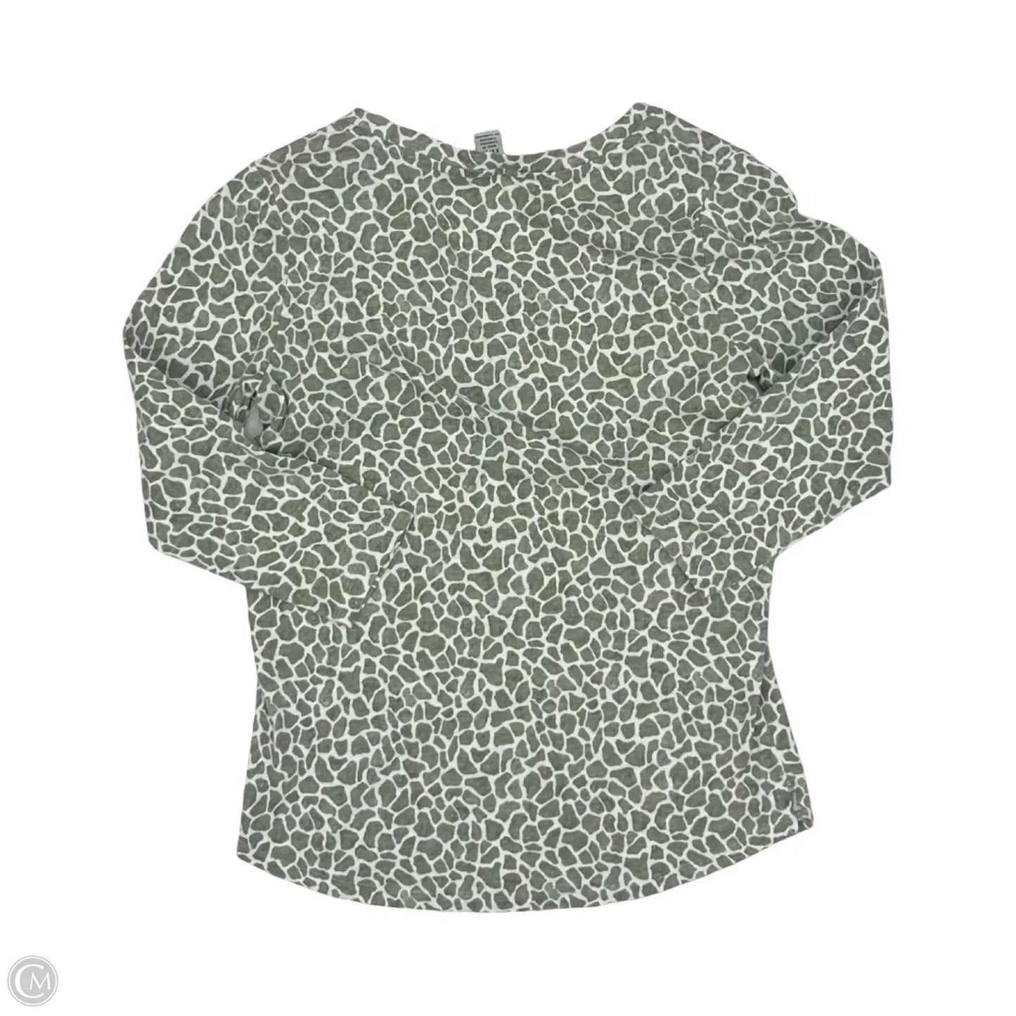 Top 3/4 Sleeve By Tommy Bahama In Green & White, Size: Xs