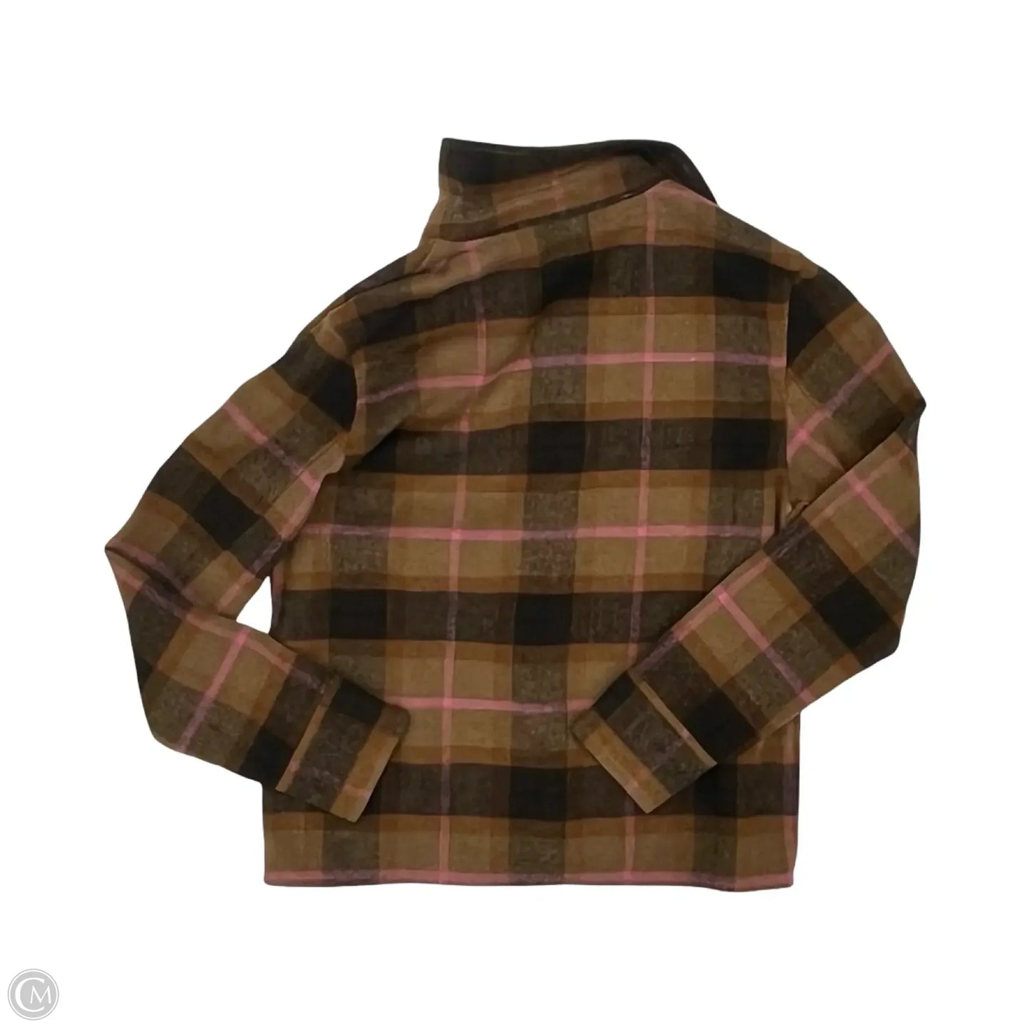 Jacket Shirt By Bb Dakota In Brown, Size: Xs