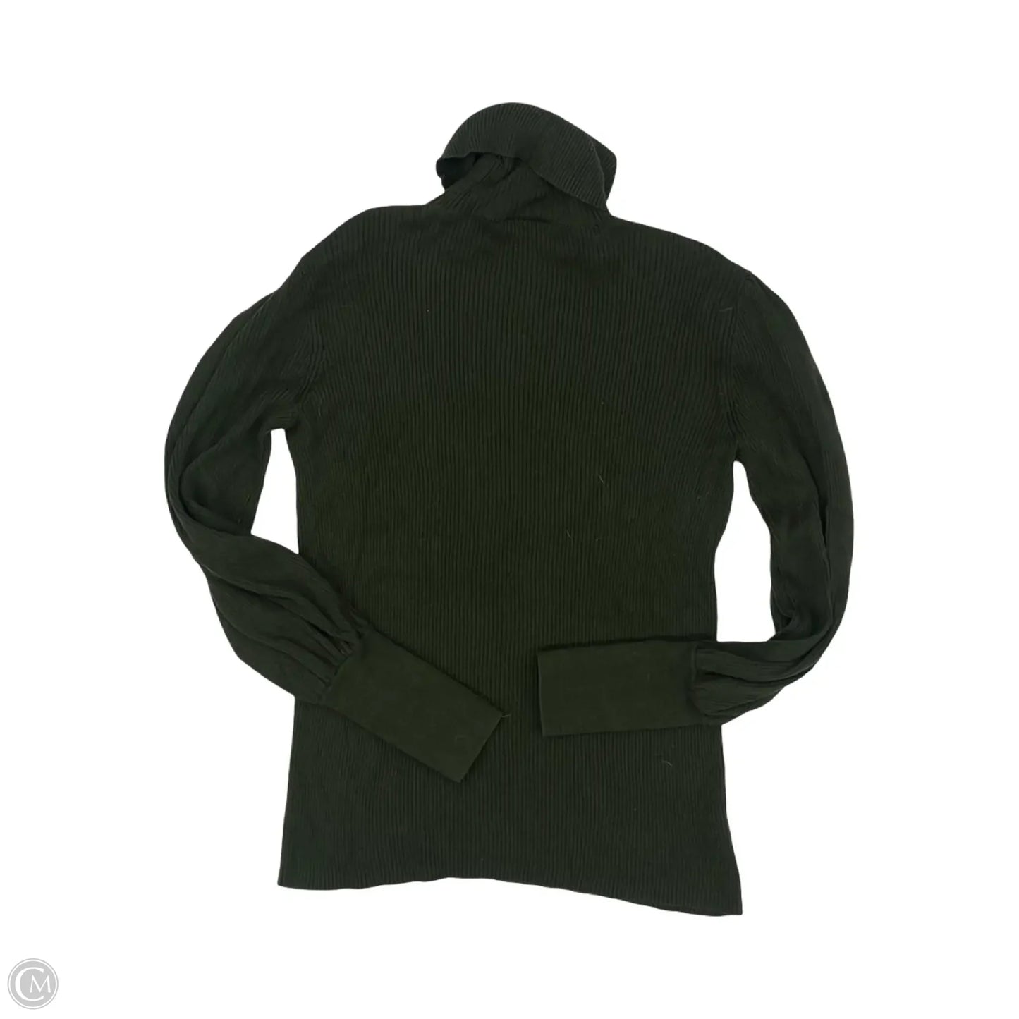 Top Long Sleeve By Cme In Green, Size: M