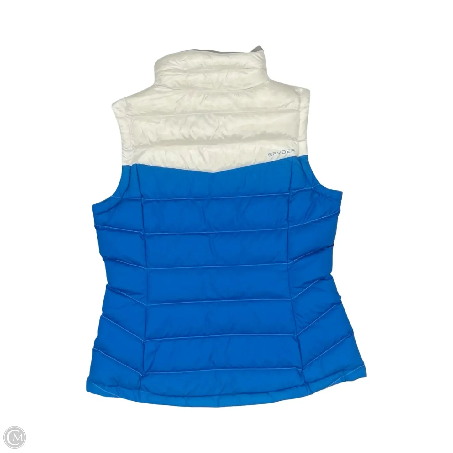 Vest Puffer & Quilted By Spyder In Blue, Size: M