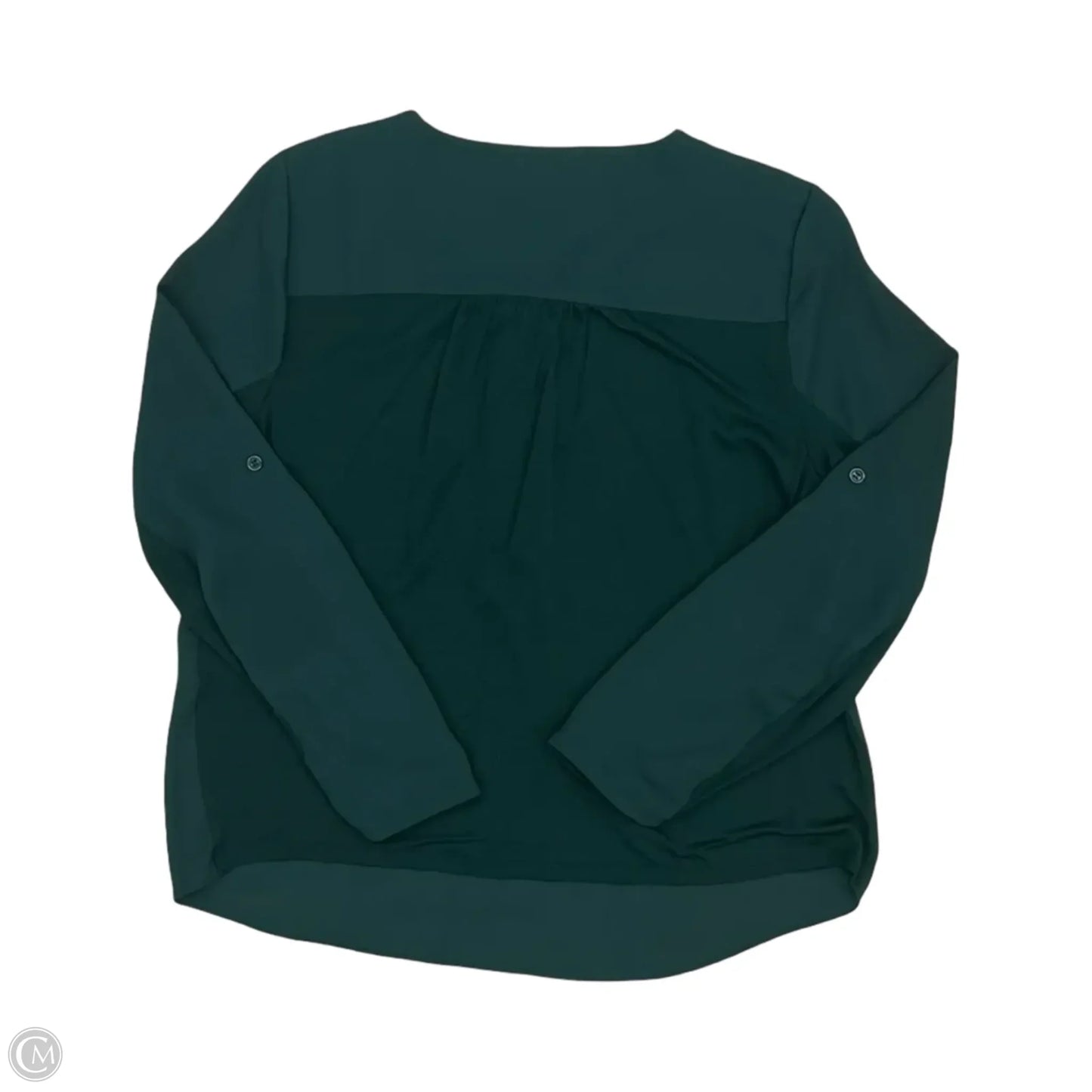 Blouse Long Sleeve By Inc In Green, Size: M