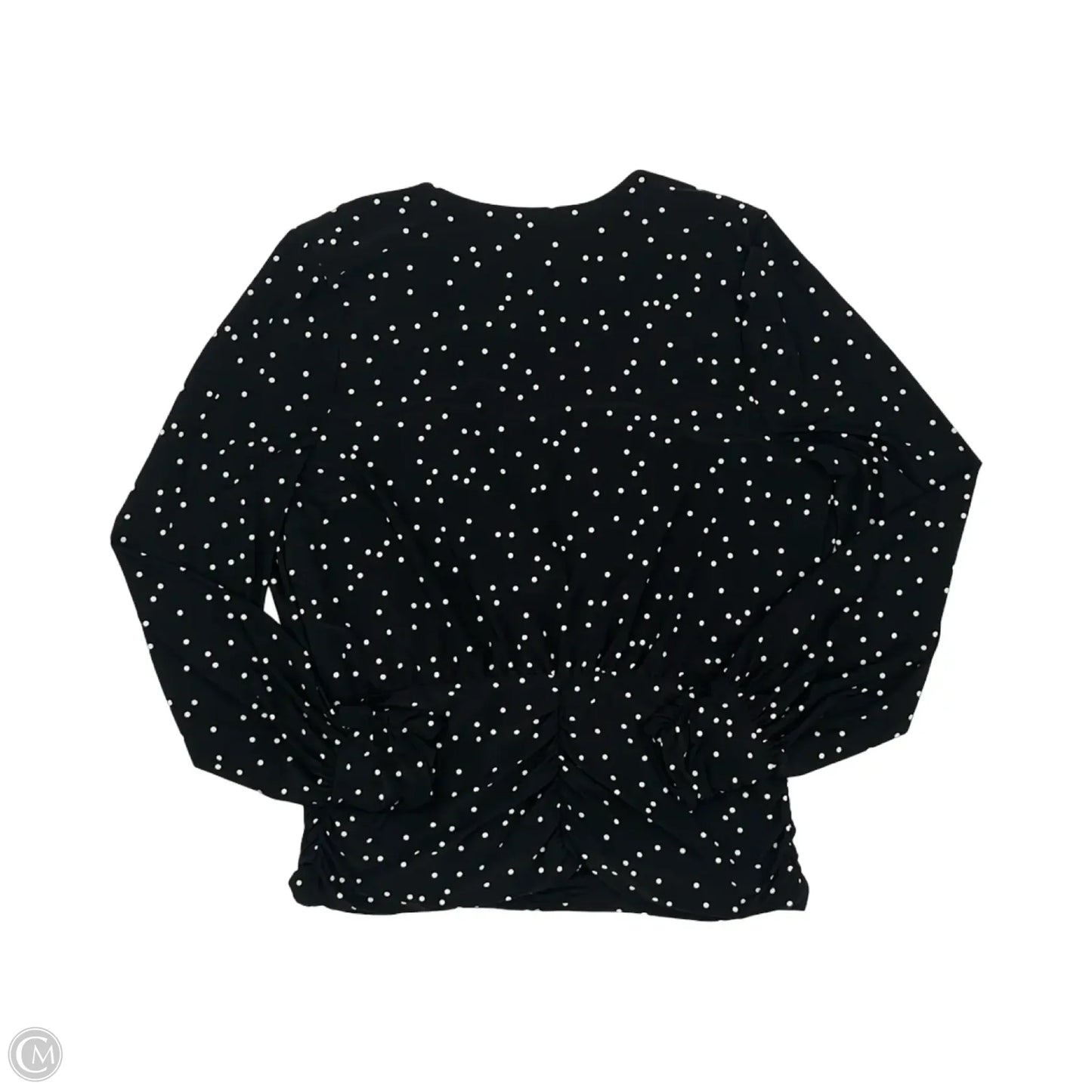 Blouse Long Sleeve By Elle In Black, Size: L