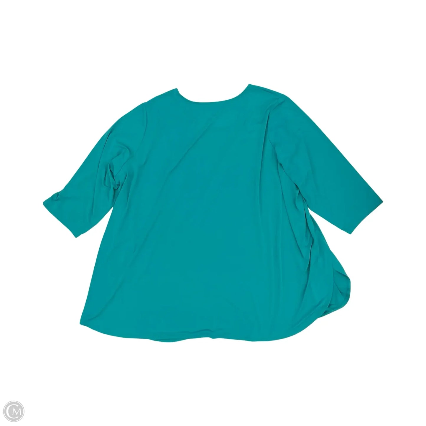 Blouse Long Sleeve By Susan Graver In Blue, Size: 5