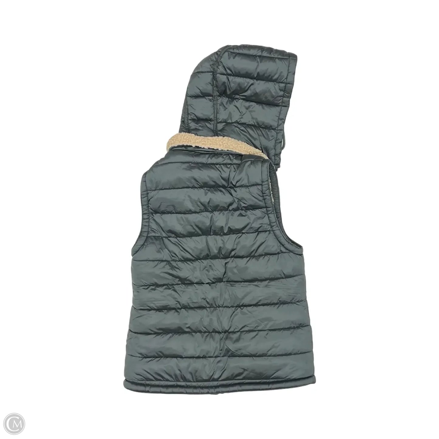 Vest Puffer & Quilted By Clothes Mentor In Grey, Size: M
