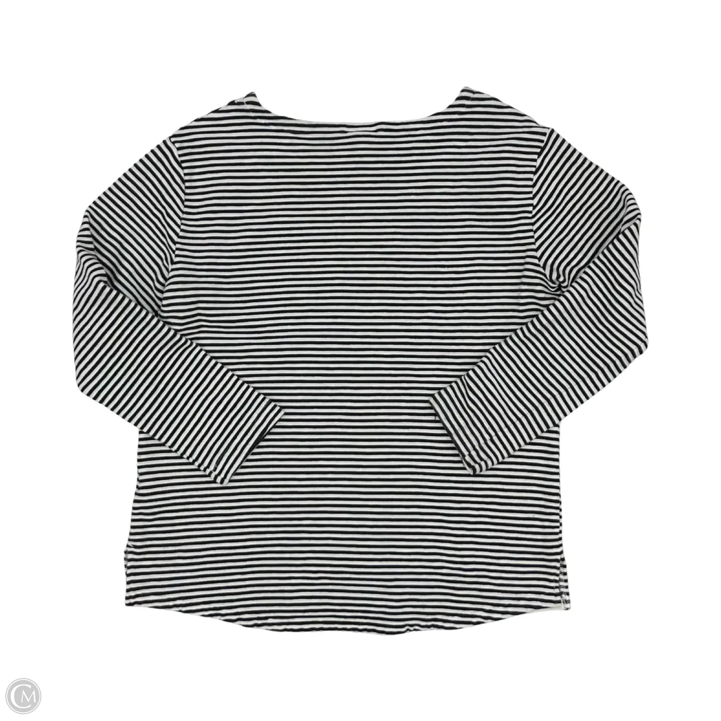 Top Long Sleeve By A New Day In Black & White, Size: Xl