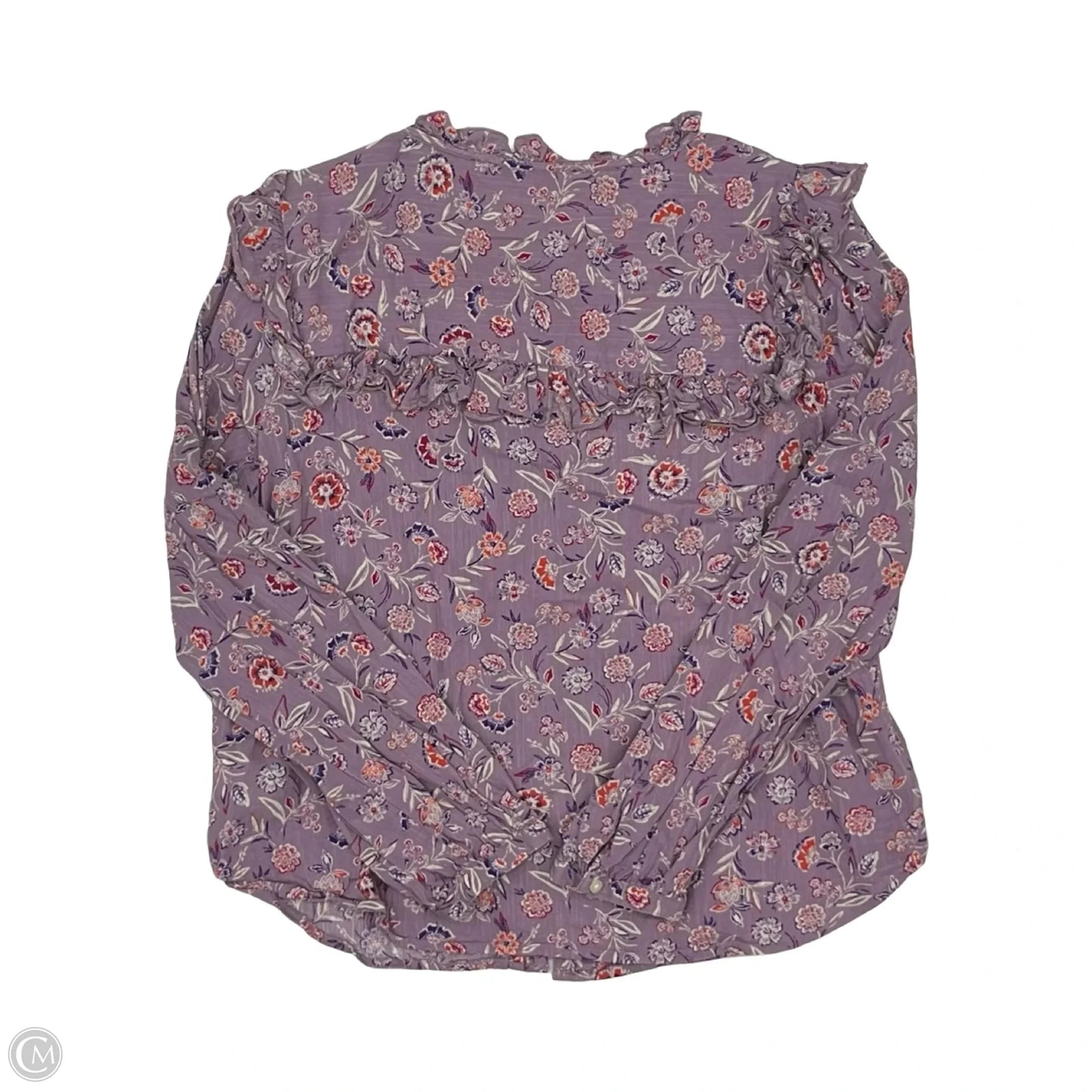 Top Long Sleeve By Gap In Purple, Size: L