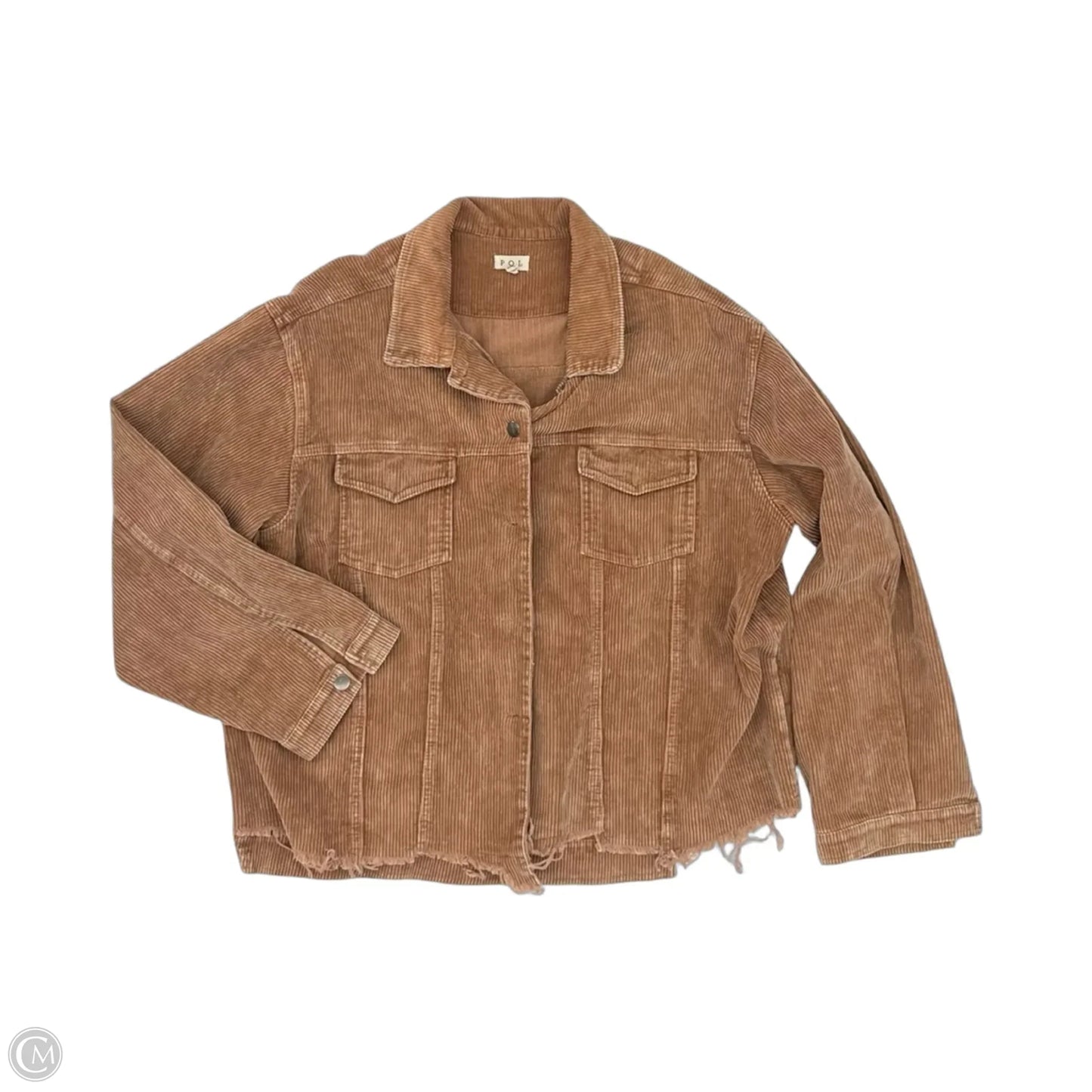 Jacket Other By Pol In Brown, Size: 3x