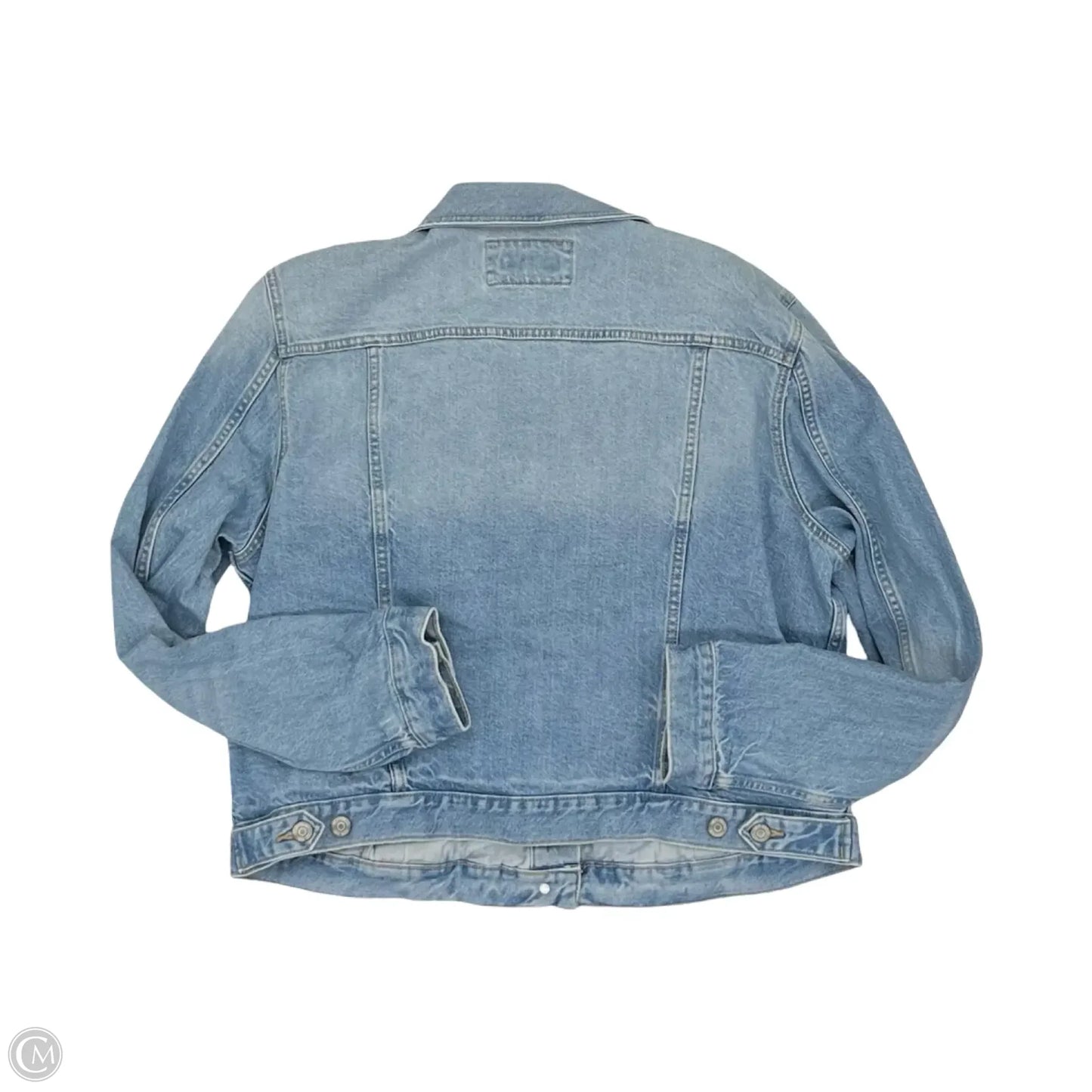 Jacket Denim By Loft In Blue Denim, Size: Xl